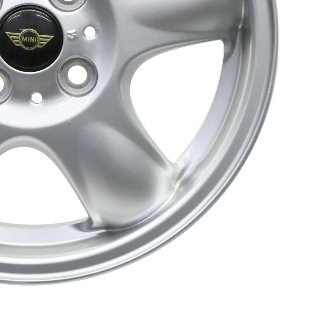 Mini One R50 R55 R56 Jante Alliage Argent 15" 5,5J 5-Start Spooler 100 6768498