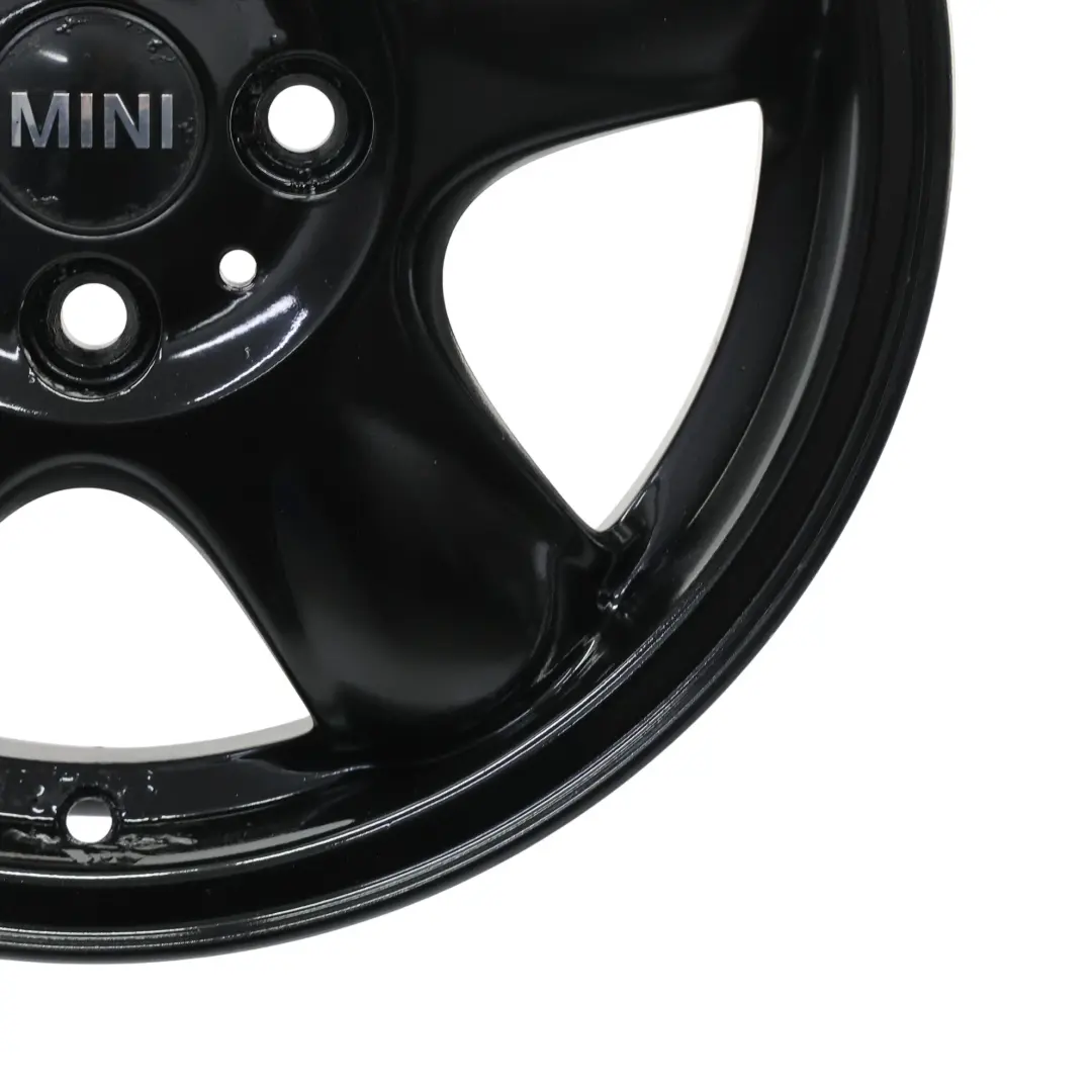 Mini Cooper One R50 R56 Black Wheel Alloy Rim 15" 5-Start Spooler 100