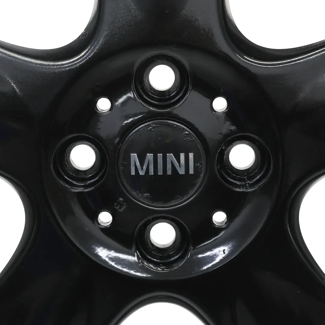 Mini Cooper One R50 R56 Black Wheel Alloy Rim 15" 5-Start Spooler 100