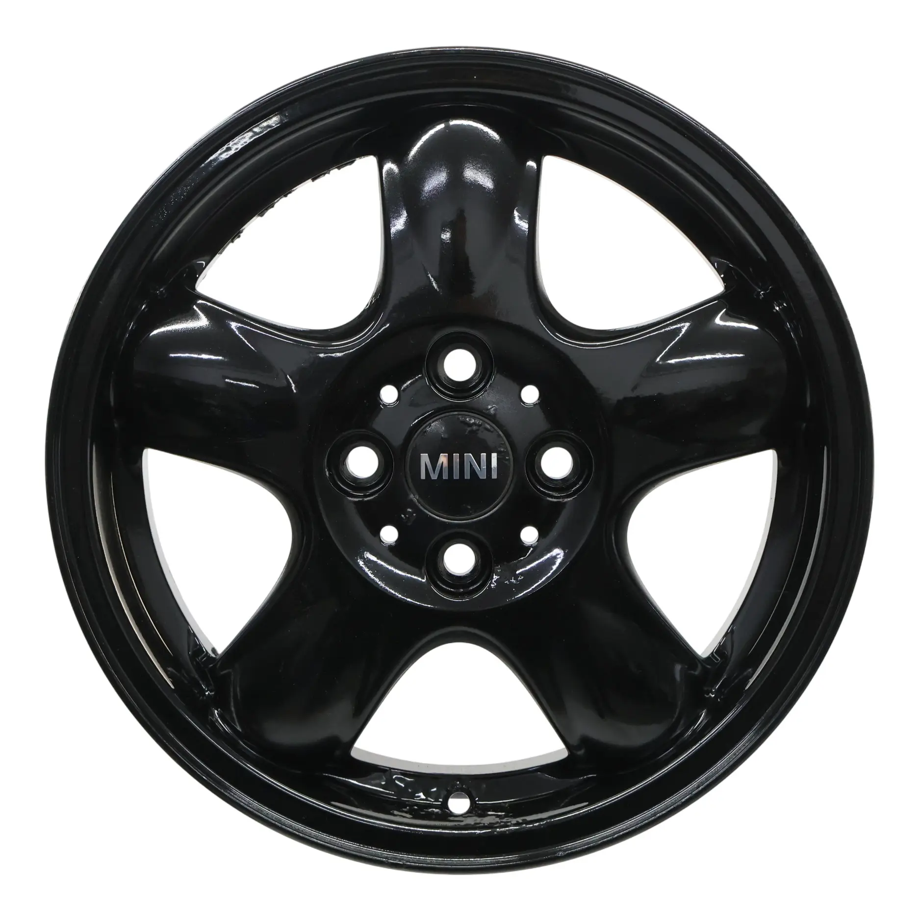 Mini Cooper One R50 R55 R56 Llanta de Aleación Negra 15" 5-Start Spooler 100