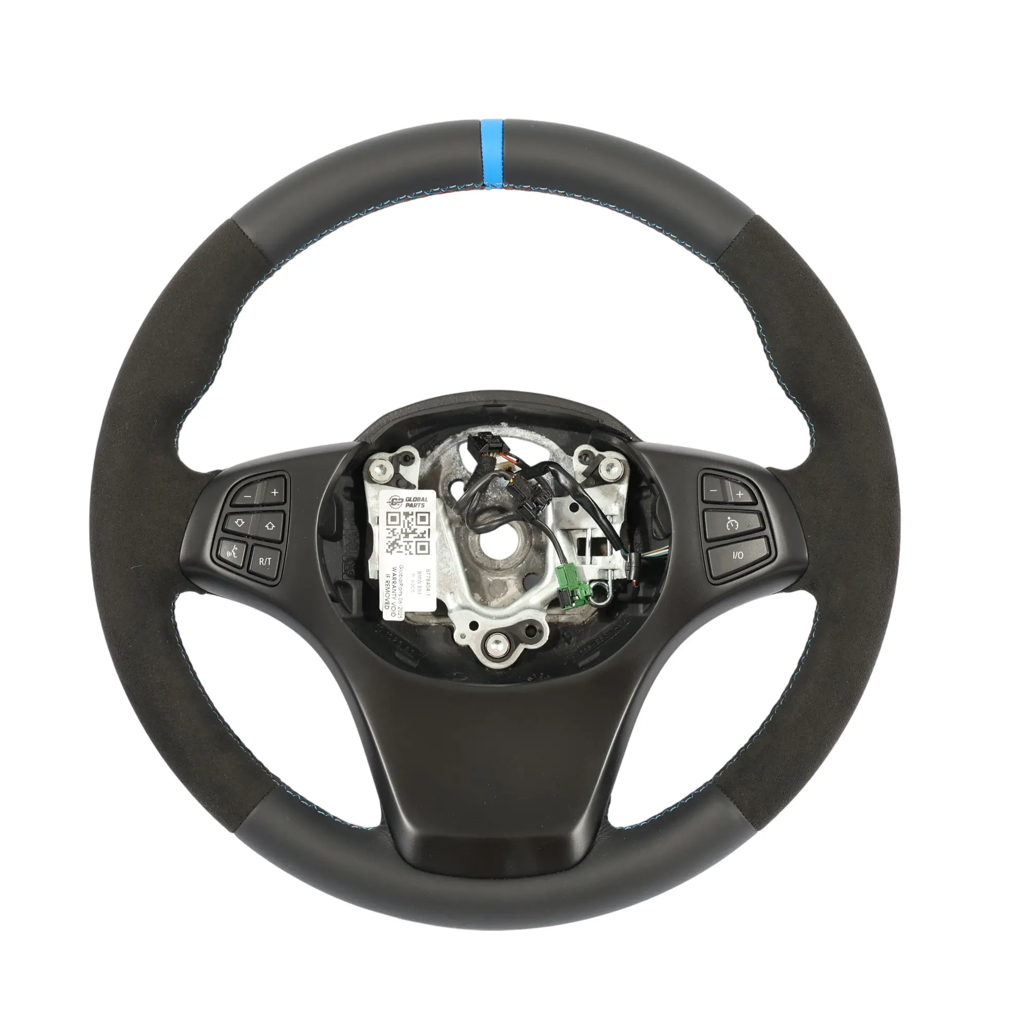 BMW X3 X5 Series E53 E83 NEW Black Leather Sport Steering Wheel M-tricoloured