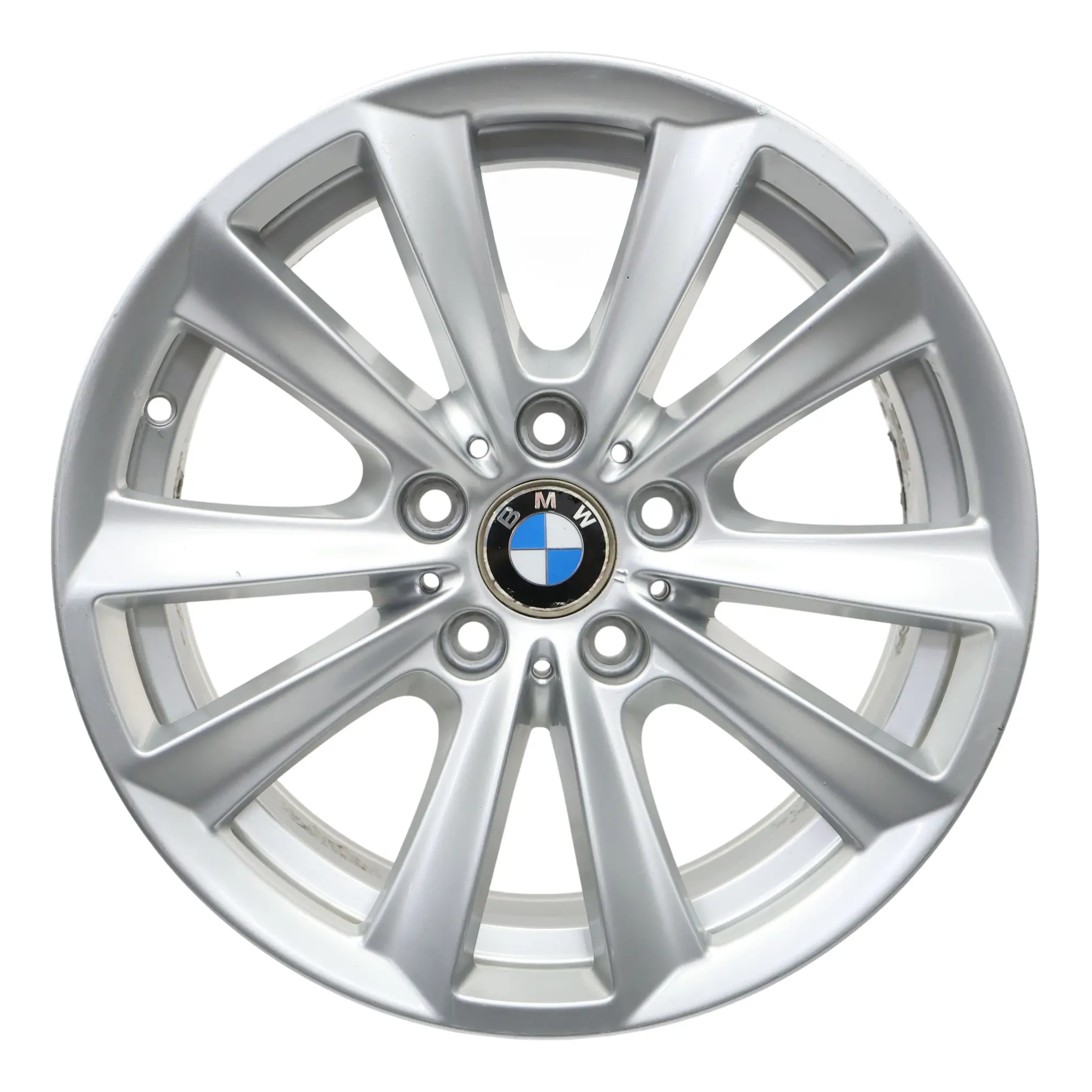 BMW F10 F11 F12 Silver Alloy Wheel Rim 17" V Spoke 236 8J ET:30 6780720