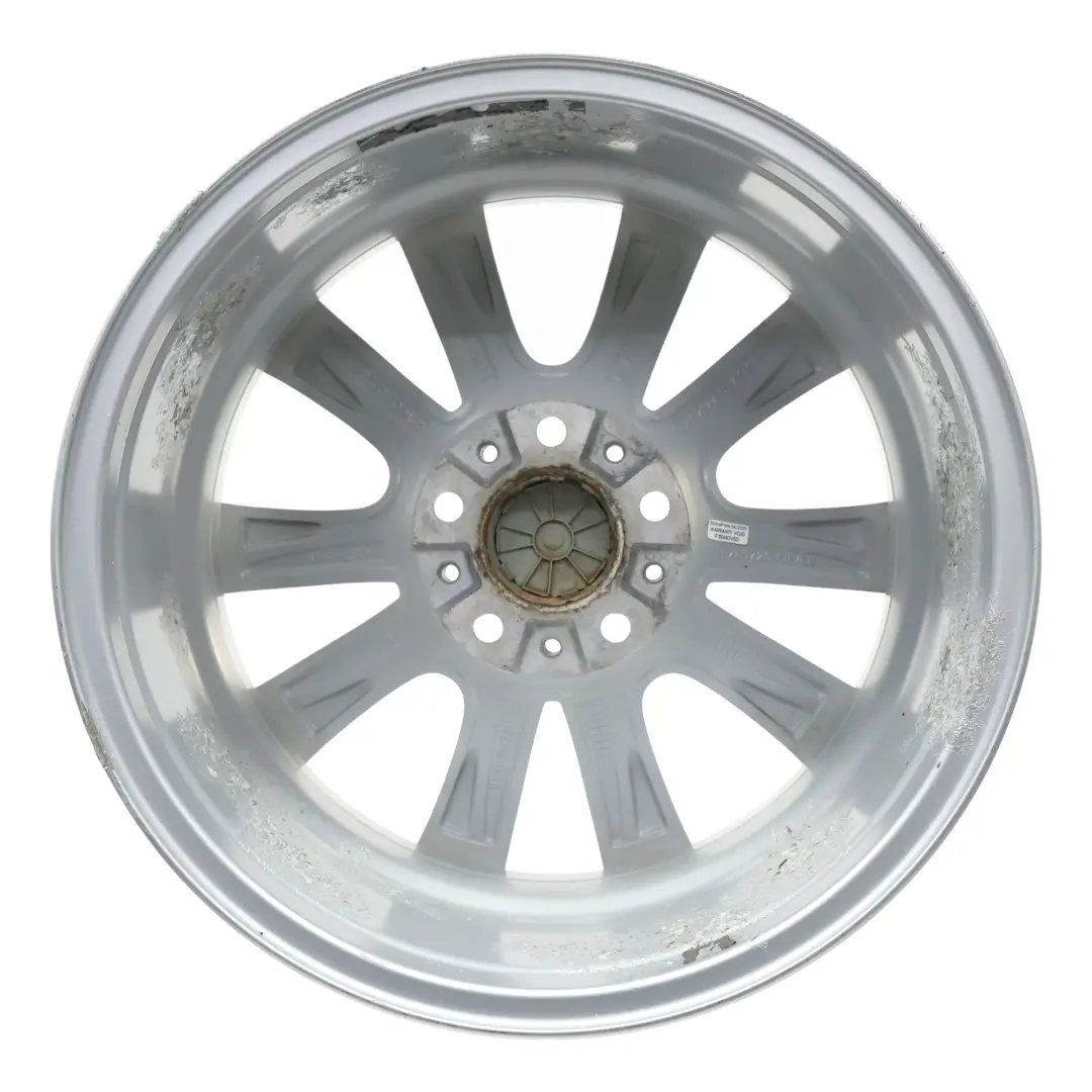 BMW F10 F11 F12 Silver Alloy Wheel Rim 17" V Spoke 236 8J ET:30 6780720