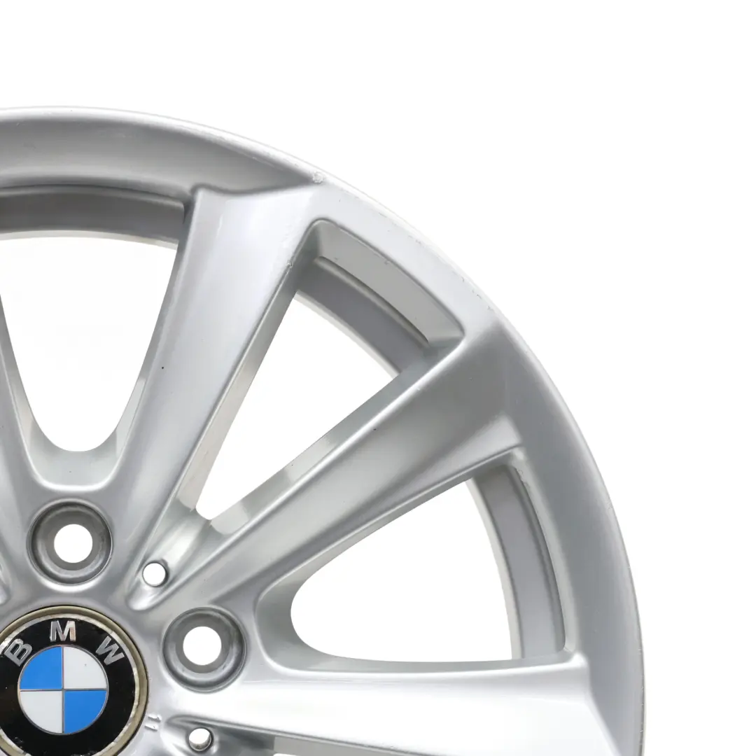 BMW F10 F11 F12 Silver Alloy Wheel Rim 17" V Spoke 236 8J ET:30 6780720