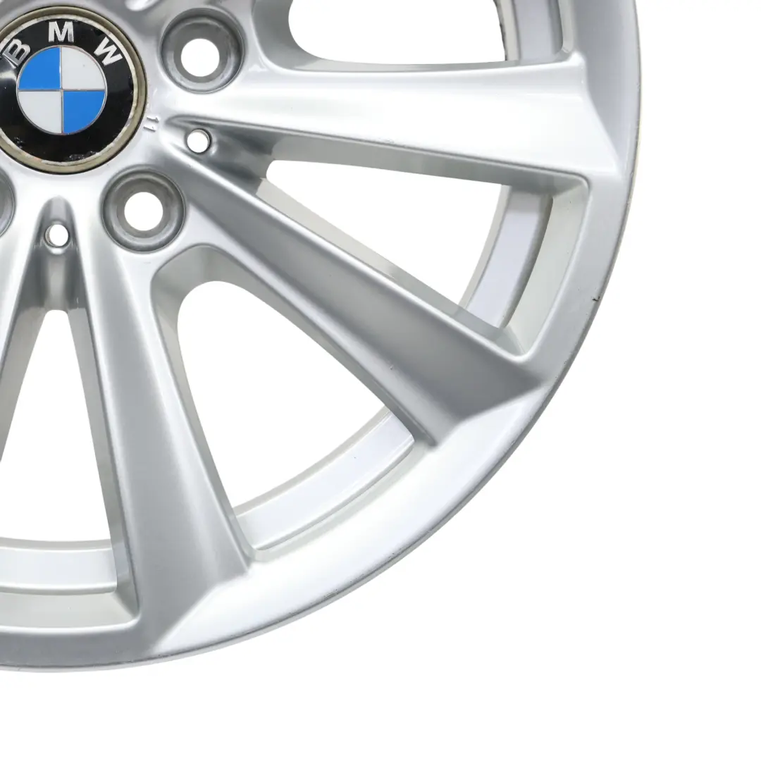 BMW F10 F11 F12 Silver Alloy Wheel Rim 17" V Spoke 236 8J ET:30 6780720