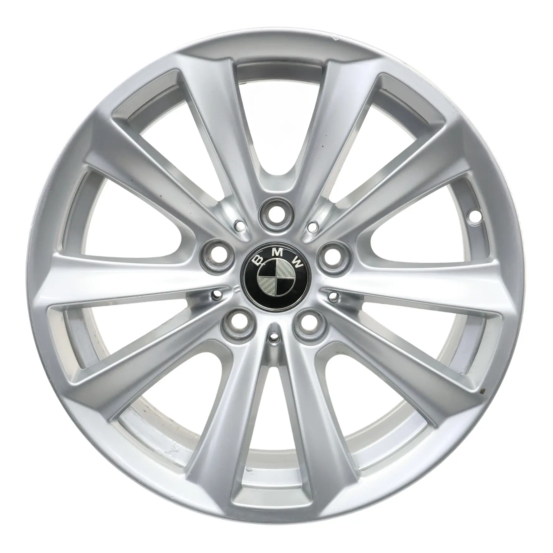 BMW F10 F11 F12 Silver Alloy Wheel Rim 17" V Spoke 236 8J ET:30 6780720
