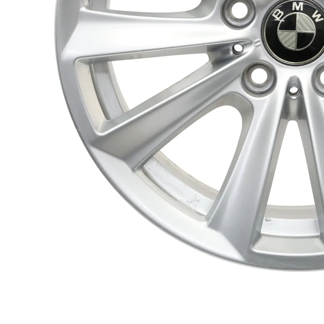 BMW F10 F11 F12 Silver Alloy Wheel Rim 17" V Spoke 236 8J ET:30 6780720