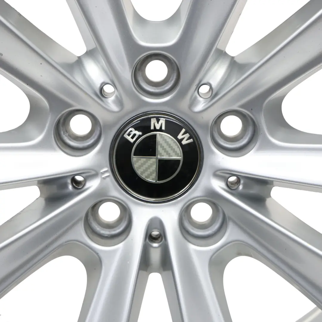 BMW F10 F11 F12 Silver Alloy Wheel Rim 17" V Spoke 236 8J ET:30 6780720