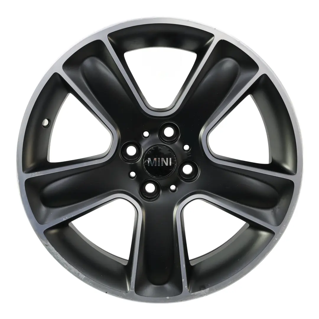 Mini Cooper One R55 R56 R57 Wheel Alloy Rim 17" 7J ET:48 Black Star Bullet 111
