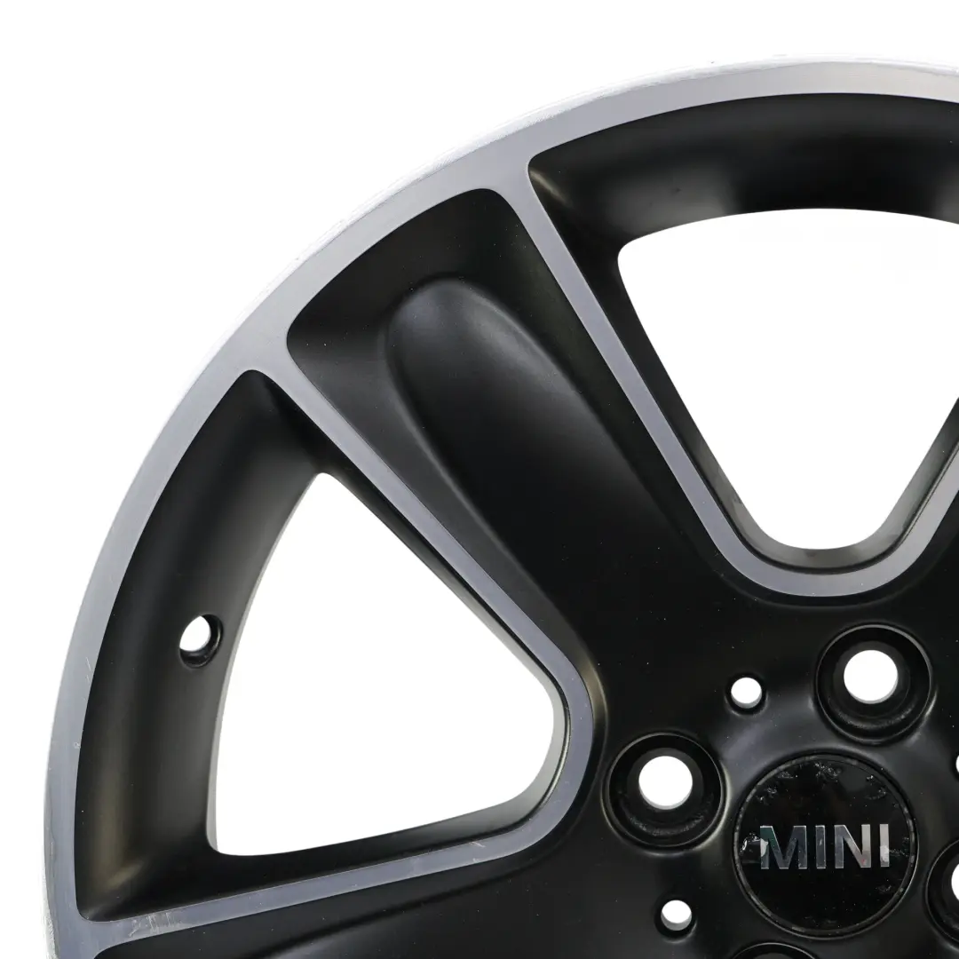 Mini Cooper One R55 R56 R57 Wheel Alloy Rim 17" 7J ET:48 Black Star Bullet 111