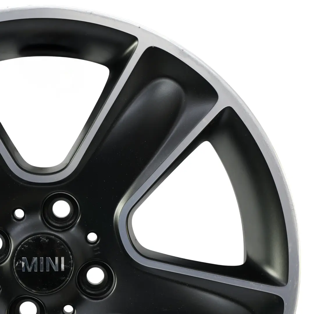 Mini Cooper One R55 R56 R57 Wheel Alloy Rim 17" 7J ET:48 Black Star Bullet 111