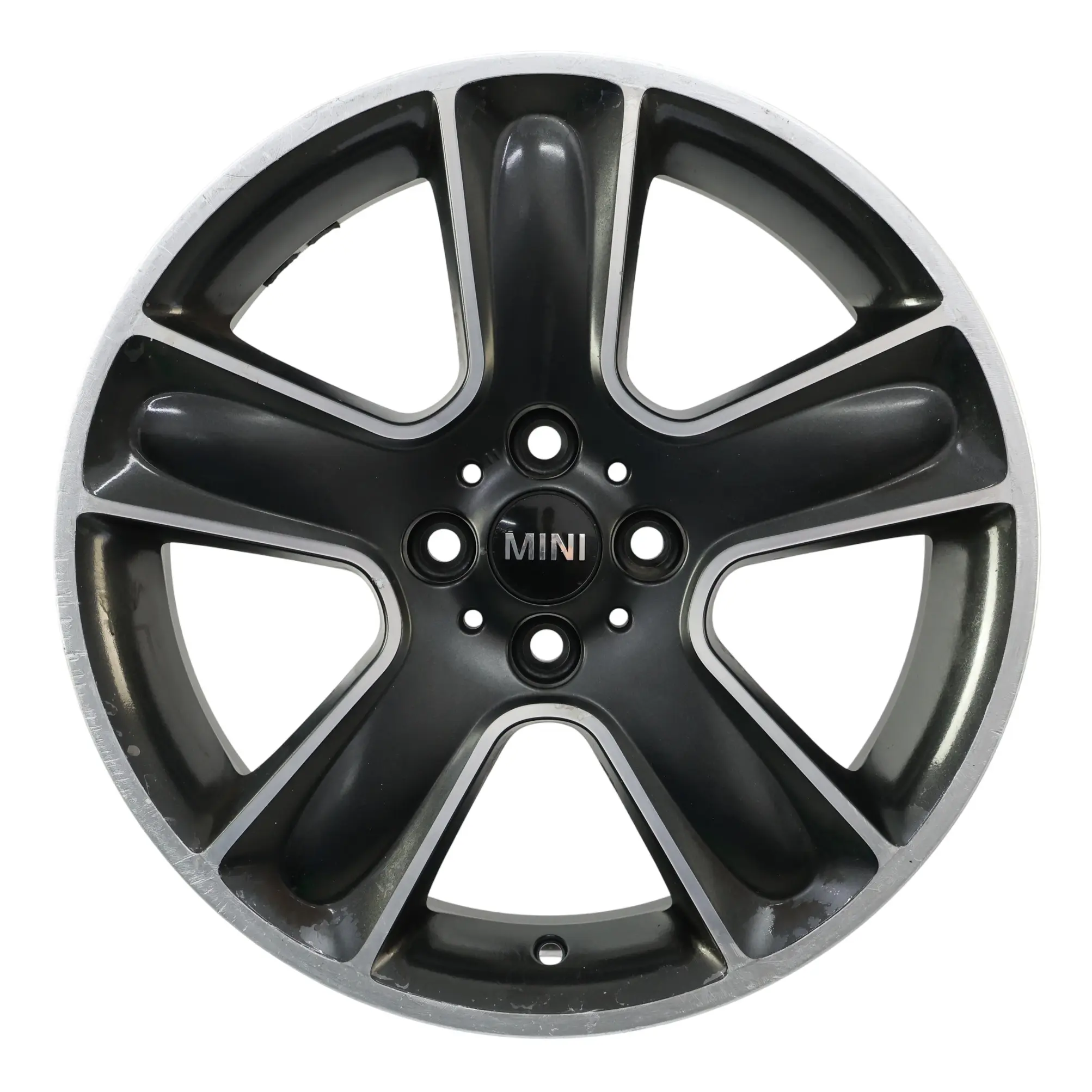 Mini Cooper One R55 R56 R57 Wheel Alloy Rim 17" 7J ET:48 Black Star Bullet 111