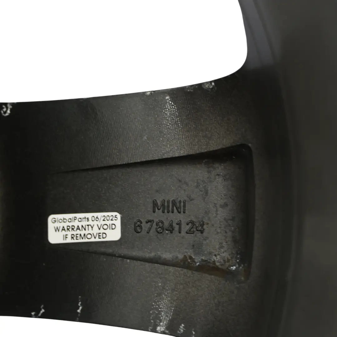 Alloy Rim 17" 7J ET:48 Black Star Bullet 111 Mini Cooper One R55 R56 R57 Wheel - SKU 6784124-4 - Part number 6784124
