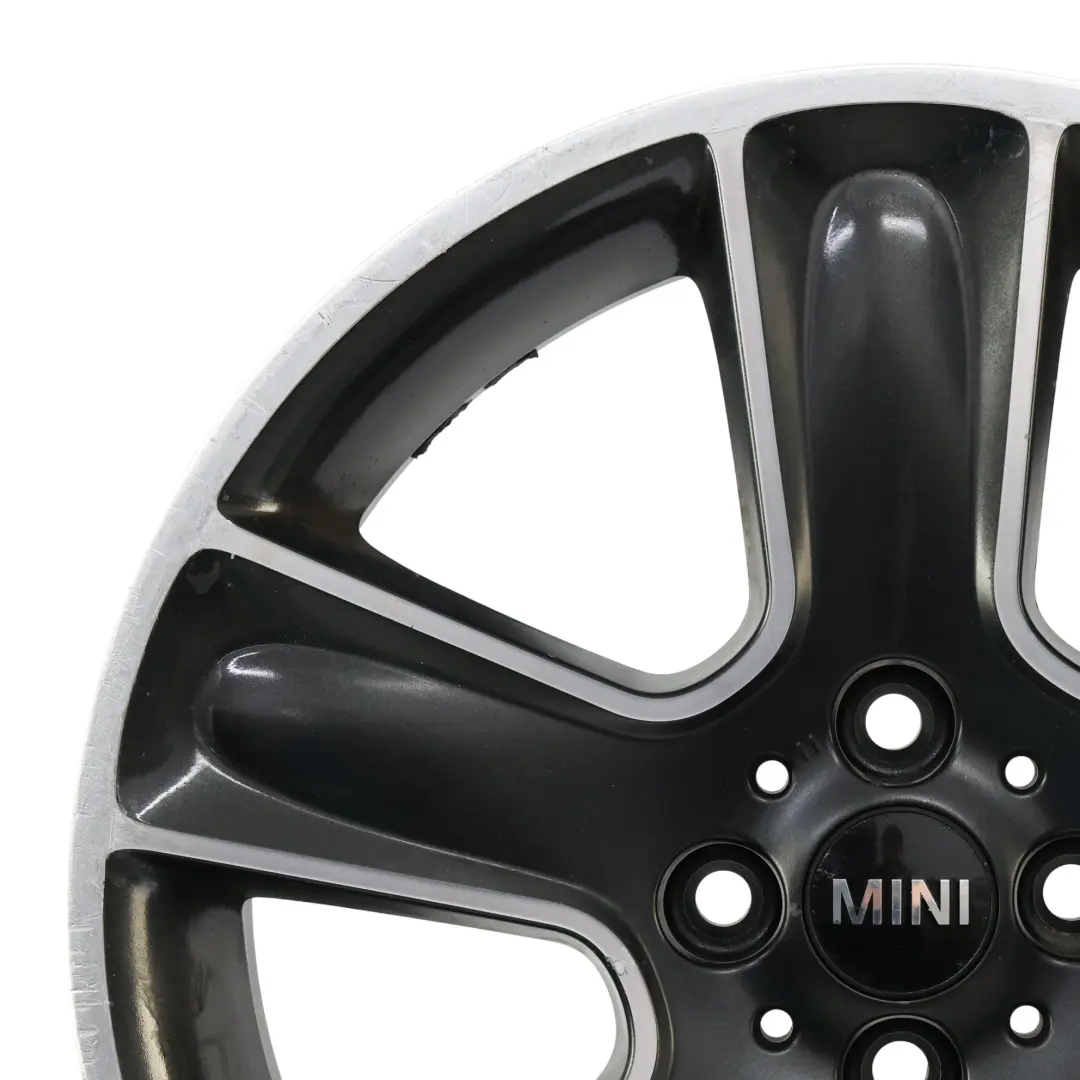 Alloy Rim 17" 7J ET:48 Black Star Bullet 111 Mini Cooper One R55 R56 R57 Wheel - SKU 6784124-4 - Part number 6784124