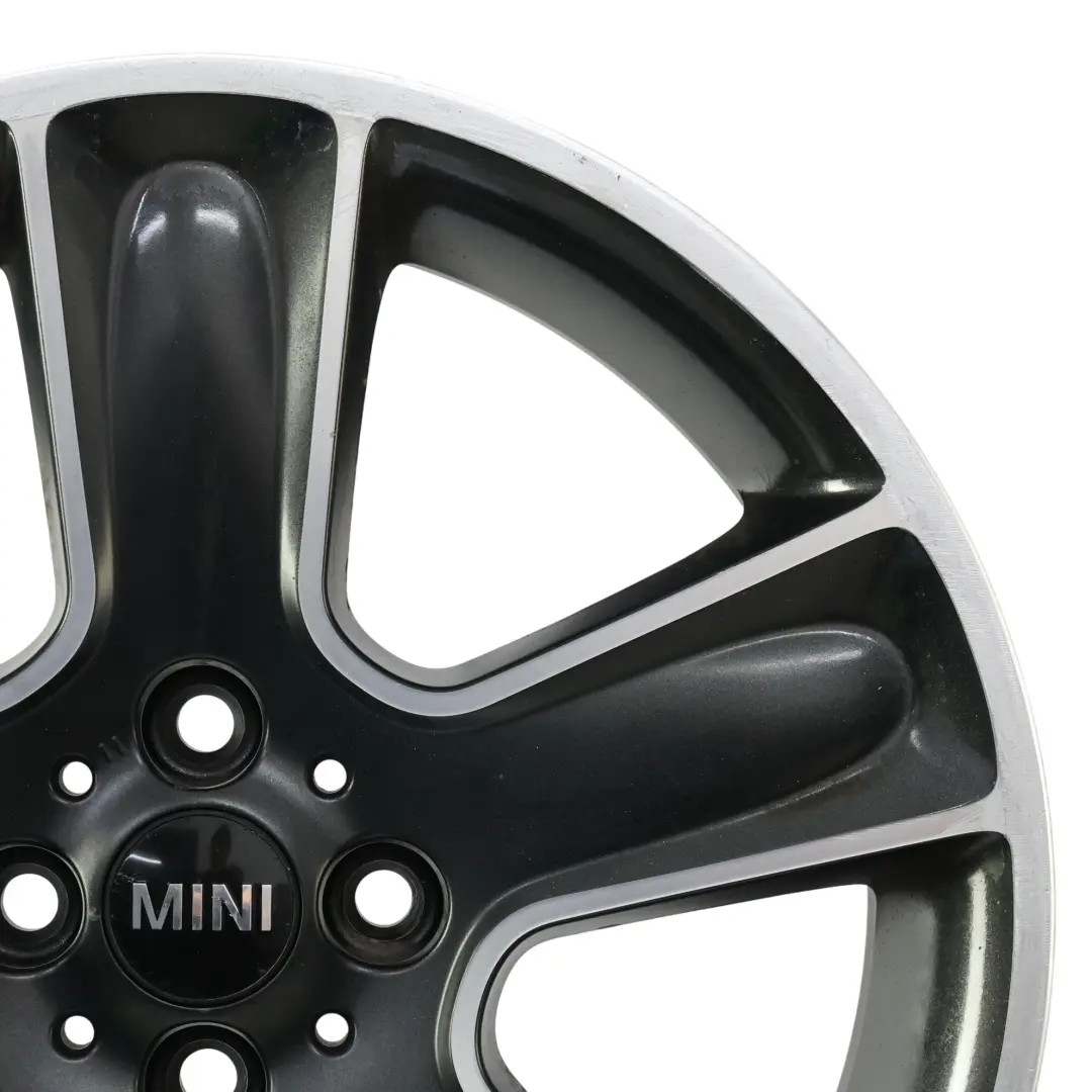 Alloy Rim 17" 7J ET:48 Black Star Bullet 111 Mini Cooper One R55 R56 R57 Wheel - SKU 6784124-4 - Part number 6784124