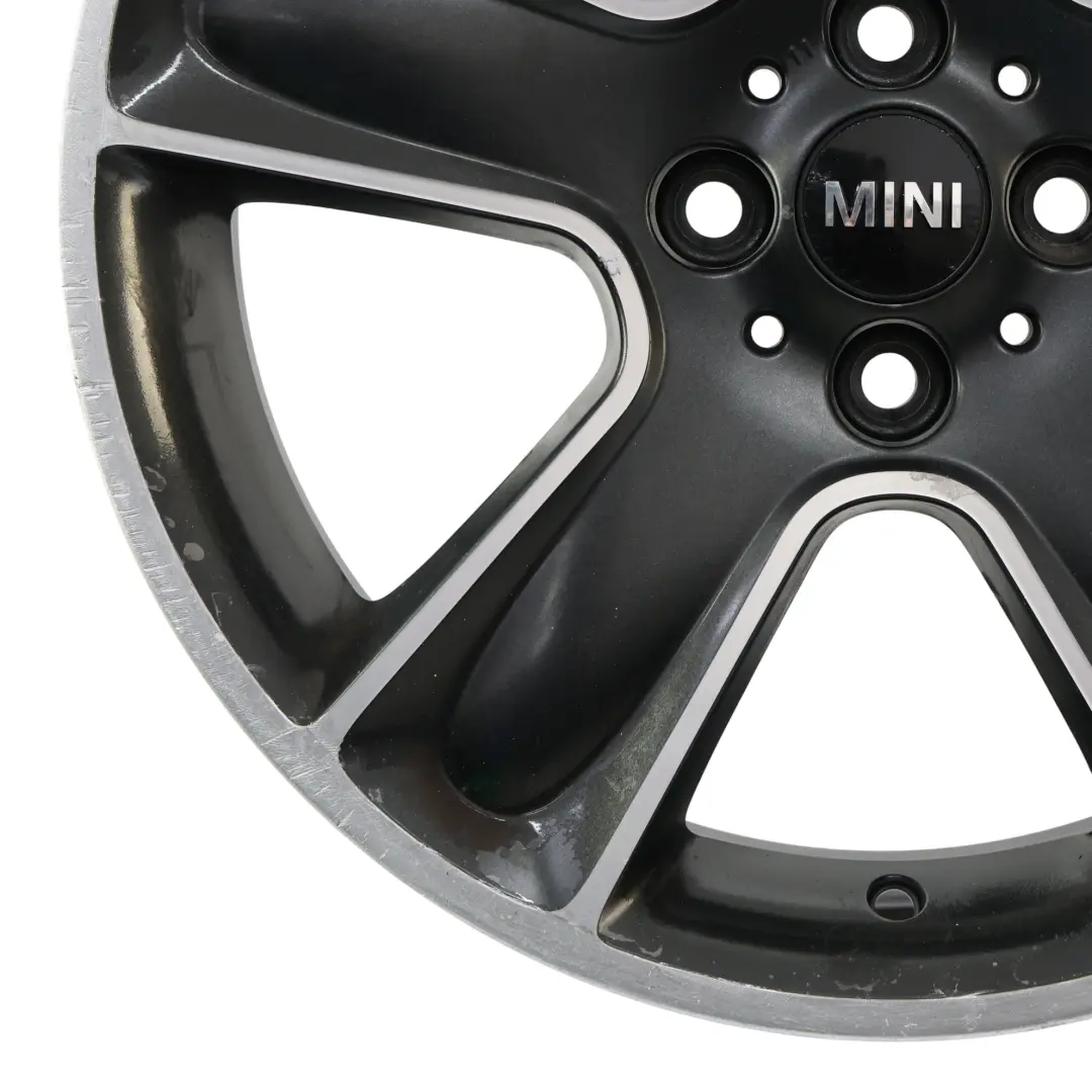 Alloy Rim 17" 7J ET:48 Black Star Bullet 111 Mini Cooper One R55 R56 R57 Wheel - SKU 6784124-4 - Part number 6784124