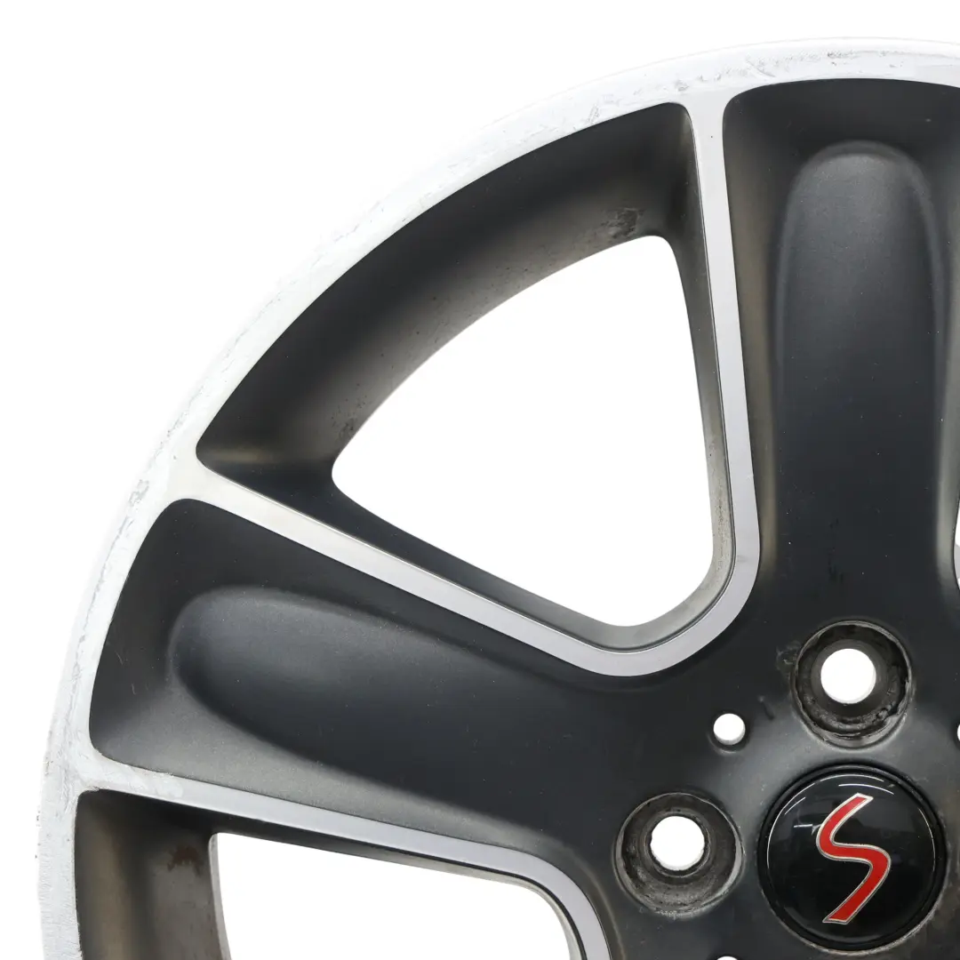 Alloy Rim 17" 7J ET:48 Black Star Bullet 111 Mini Cooper One R55 R56 R57 Wheel - SKU 6784124-6 - Part number 6784124