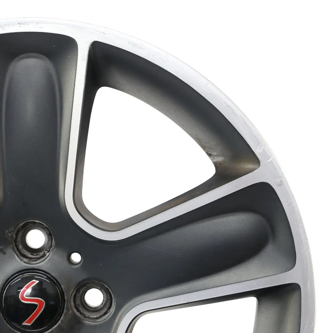 Alloy Rim 17" 7J ET:48 Black Star Bullet 111 Mini Cooper One R55 R56 R57 Wheel - SKU 6784124-6 - Part number 6784124