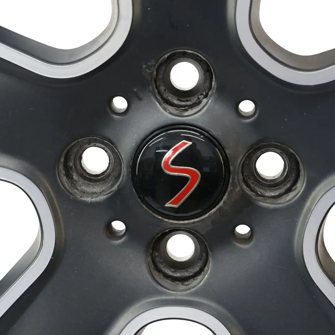Alloy Rim 17" 7J ET:48 Black Star Bullet 111 Mini Cooper One R55 R56 R57 Wheel - SKU 6784124-6 - Part number 6784124