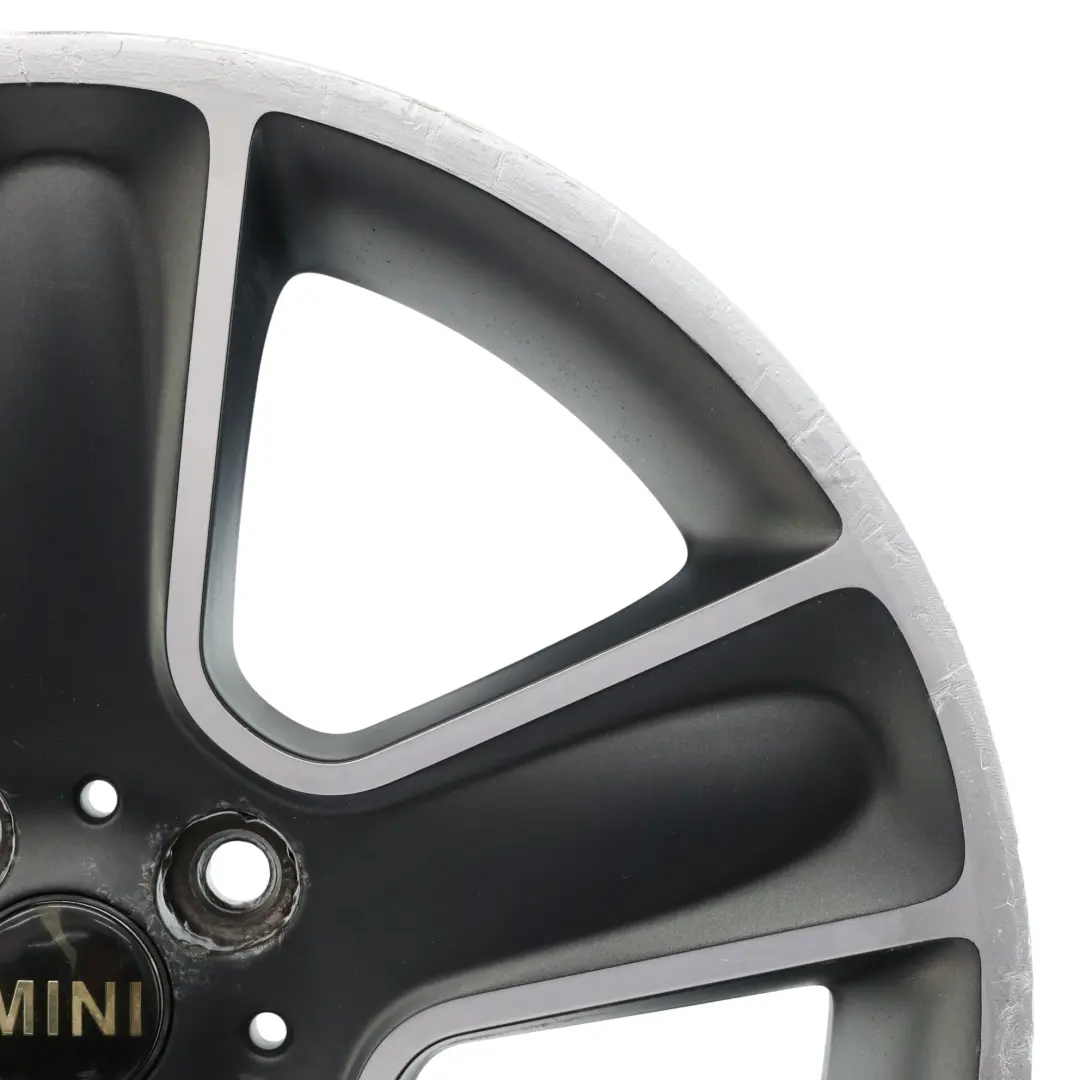 Mini Cooper One R55 R56 R57 Wheel Alloy Rim 17" 7J ET:48 Black Star Bullet 111