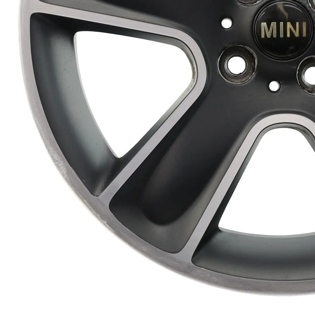 Mini Cooper One R55 R56 R57 Wheel Alloy Rim 17" 7J ET:48 Black Star Bullet 111