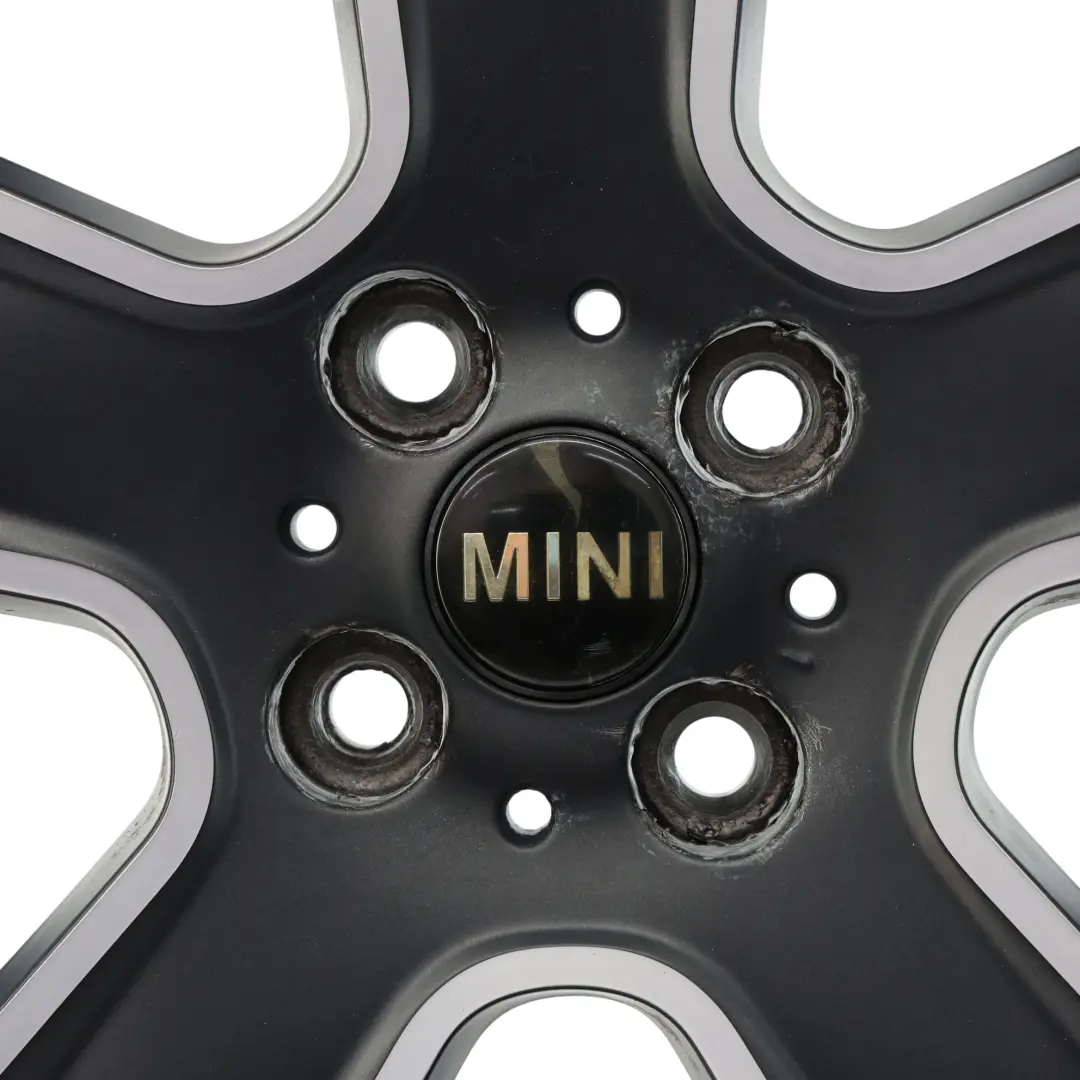 Mini Cooper One R55 R56 R57 Wheel Alloy Rim 17" 7J ET:48 Black Star Bullet 111