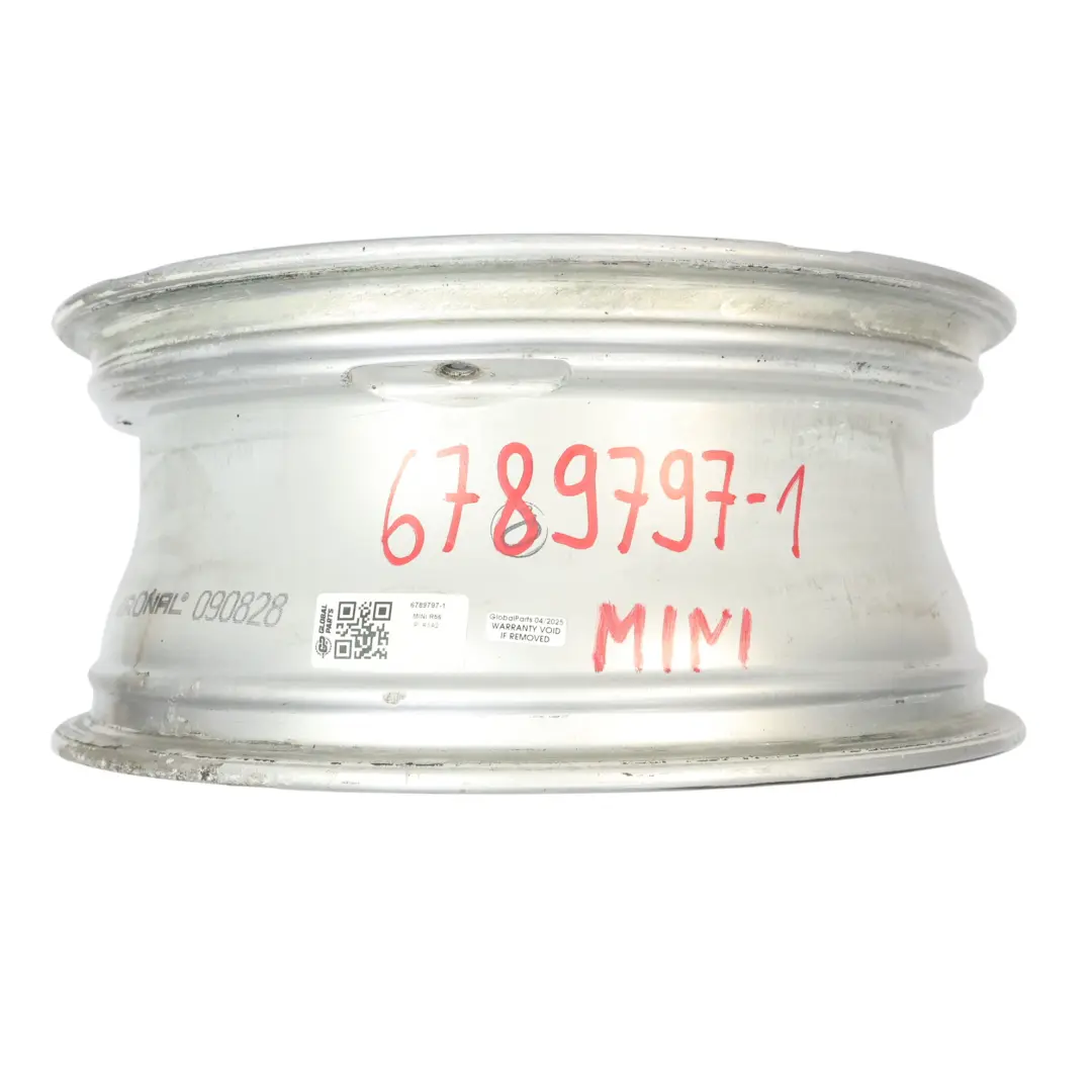 Jante Alliage Argent 17" Mini R55 R56 R57 Silver Shield 7J ET:48 6789797
