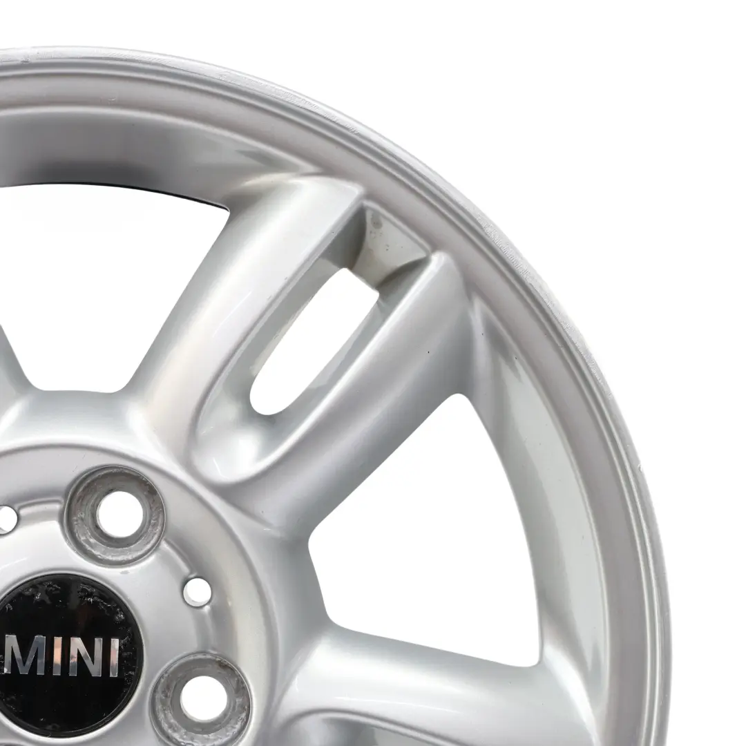 Mini Cooper R55 R56 Argent Jantes Alu Alliage 15" 5,5J etoile Twin Spoke 118