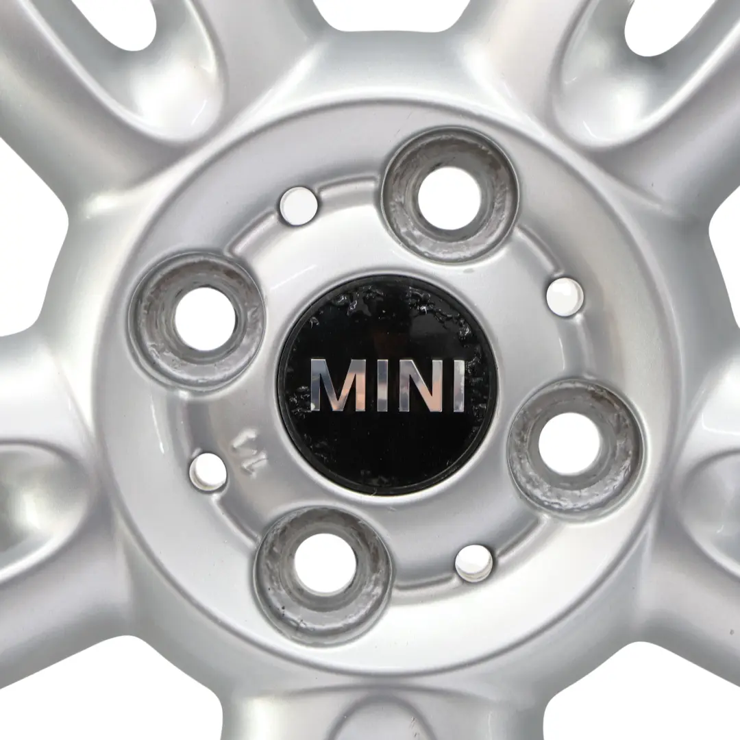Mini Cooper R55 R56 Argent Jantes Alu Alliage 15" 5,5J etoile Twin Spoke 118
