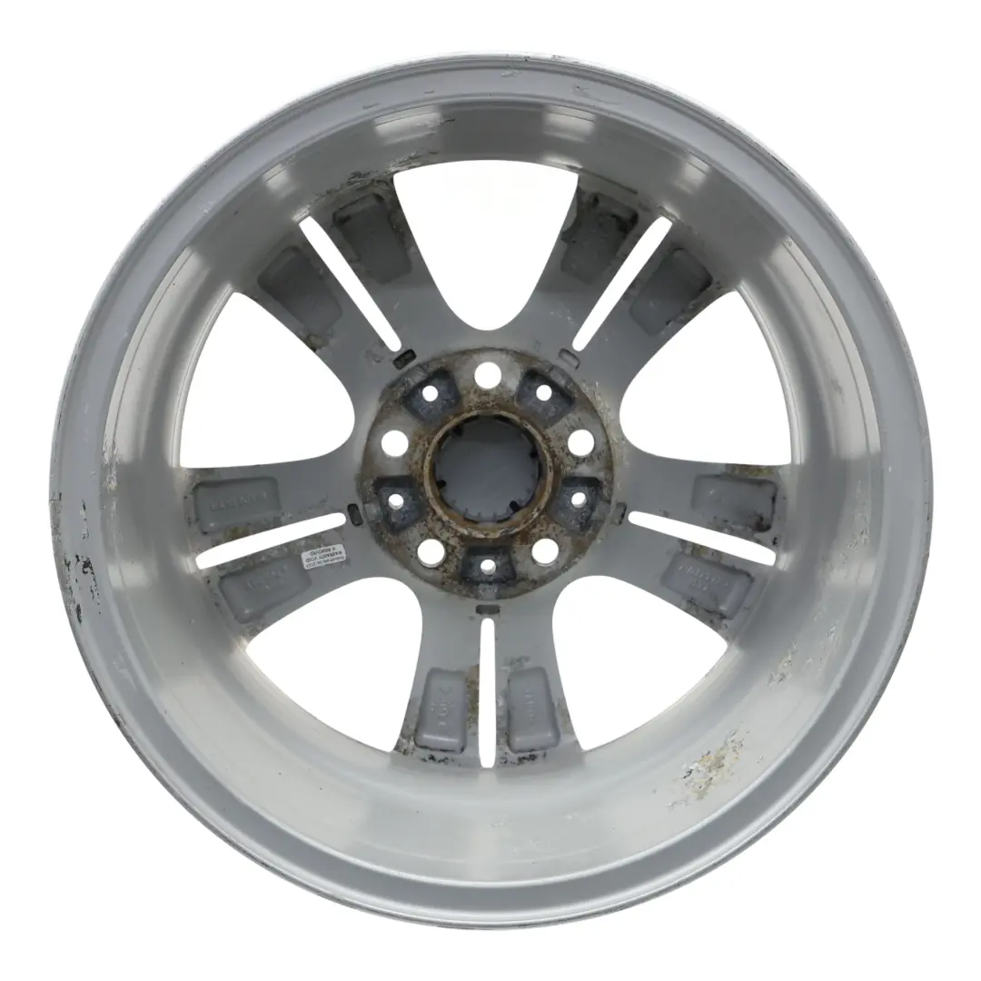 BMW F30 F31 F32 Silver Alloy Wheel Rim 17" Double Spoke 392 ET:37 7,5J 6796239