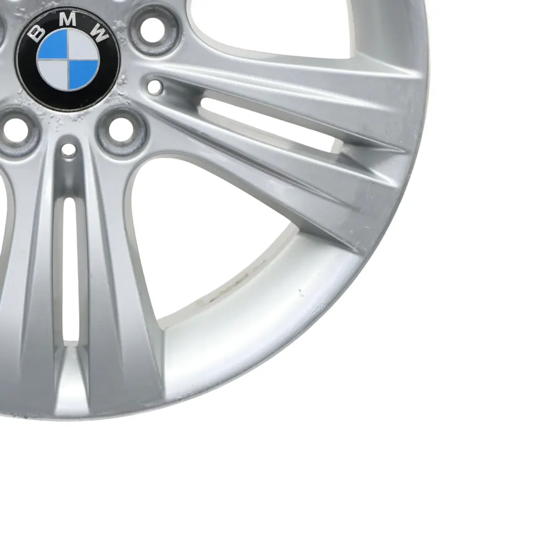 BMW F30 F31 F32 Silver Alloy Wheel Rim 17" Double Spoke 392 ET:37 7,5J 6796239