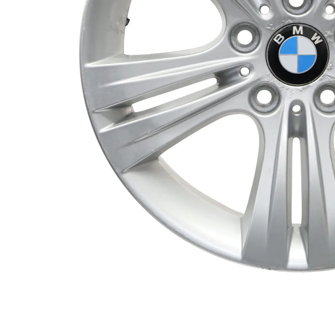 BMW F30 F31 F32 Silver Alloy Wheel Rim 17" Double Spoke 392 ET:37 7,5J 6796239