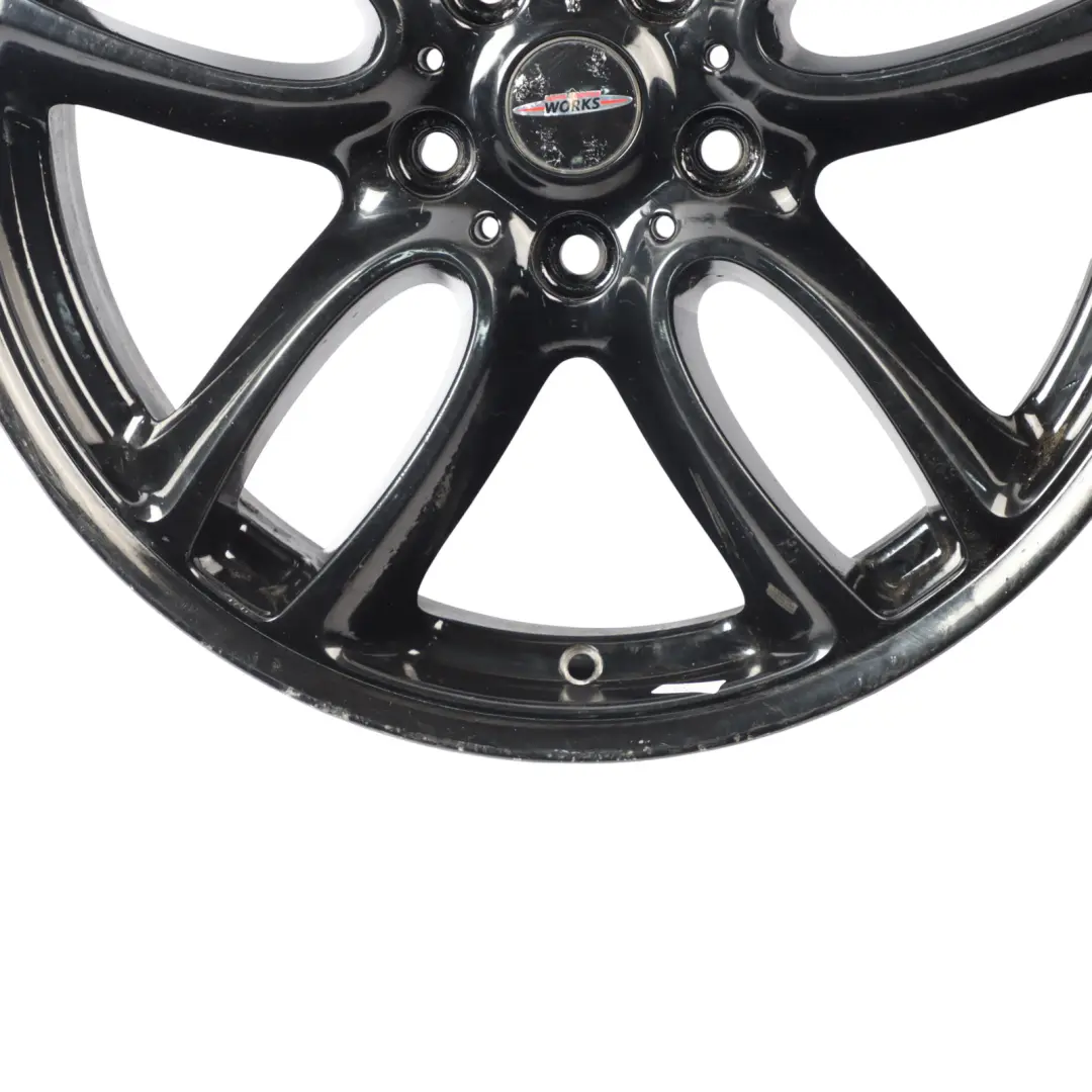Mini Cooper R60 R61 JCW Black Wheel Alloy Rim 19" 7,5J  ET:52 Double Spoke R129