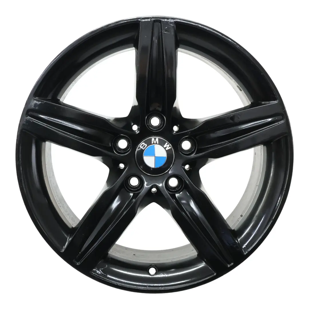 BMW F20 F21 Black Alloy Wheel Rim 17" Star Spoke 379 ET:43 7,5J 6850151