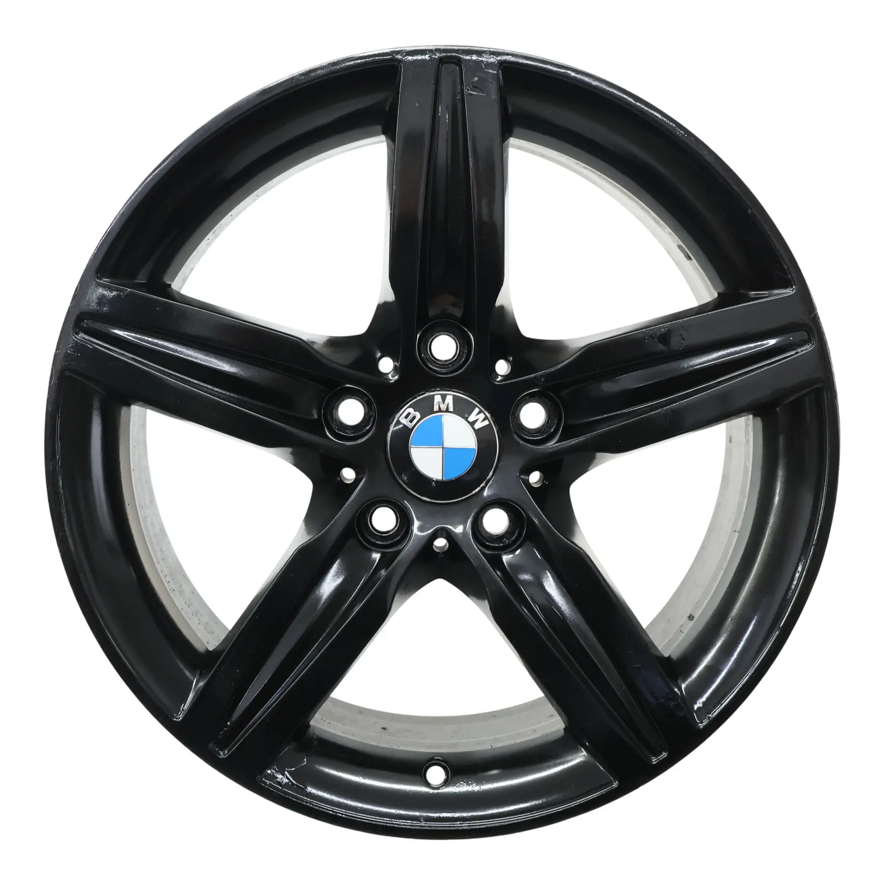 BMW F20 F21 Black Alloy Wheel Rim 17" Star Spoke 379 ET:43 7,5J 6850151