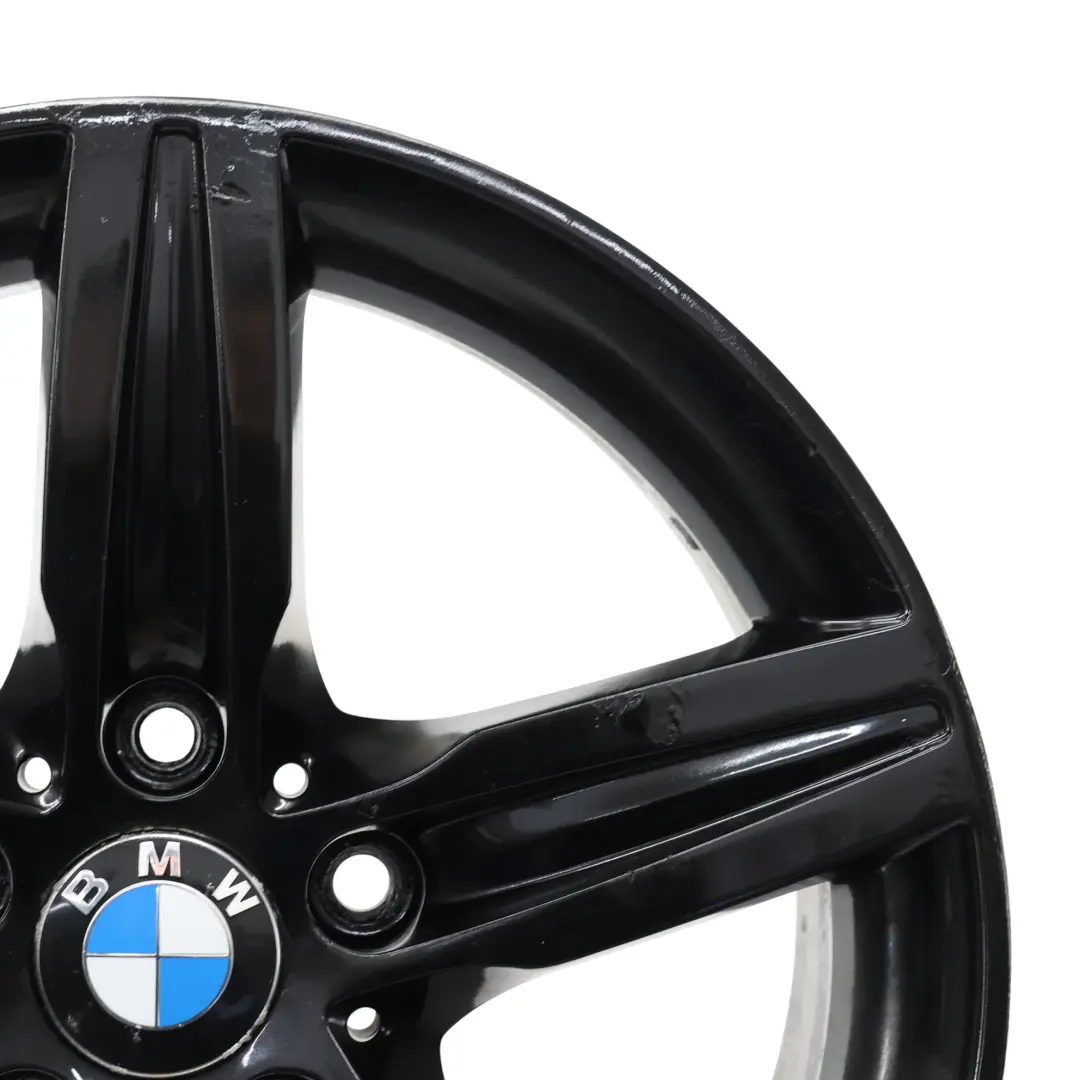 BMW F20 F21 Black Alloy Wheel Rim 17" Star Spoke 379 ET:43 7,5J 6850151
