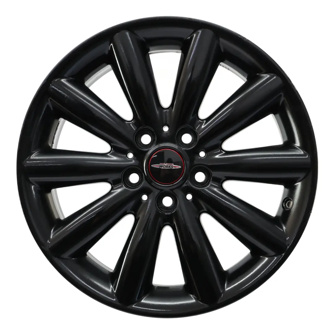Mini Cooper F55 F56 Black Wheel Alloy Rim 17" ET:54 7J Cosmos Spoke 499 6855109