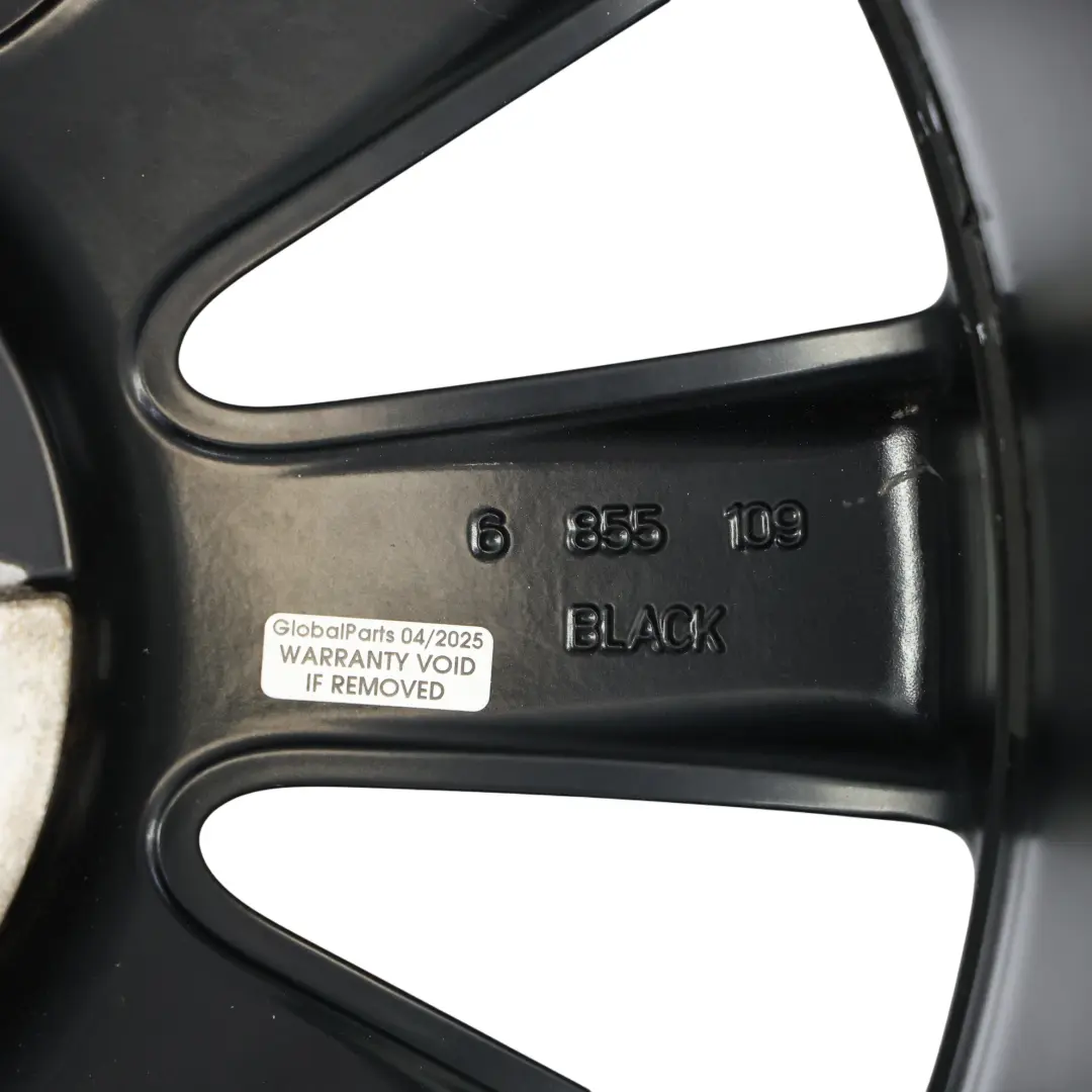 Mini Cooper F55 F56 Black Wheel Alloy Rim 17" ET:54 7J Cosmos Spoke 499 6855109