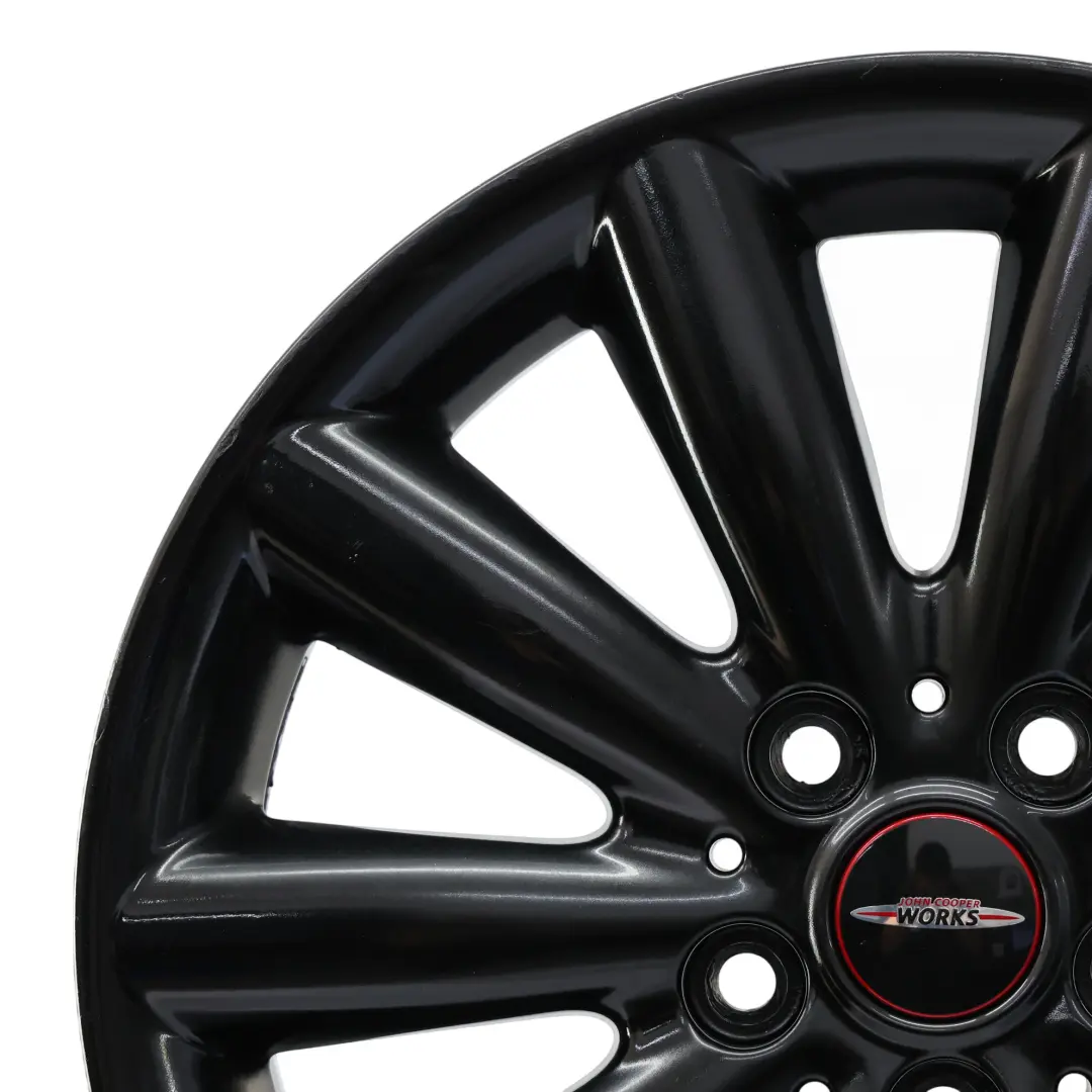 Mini Cooper F55 F56 Black Wheel Alloy Rim 17" ET:54 7J Cosmos Spoke 499 6855109