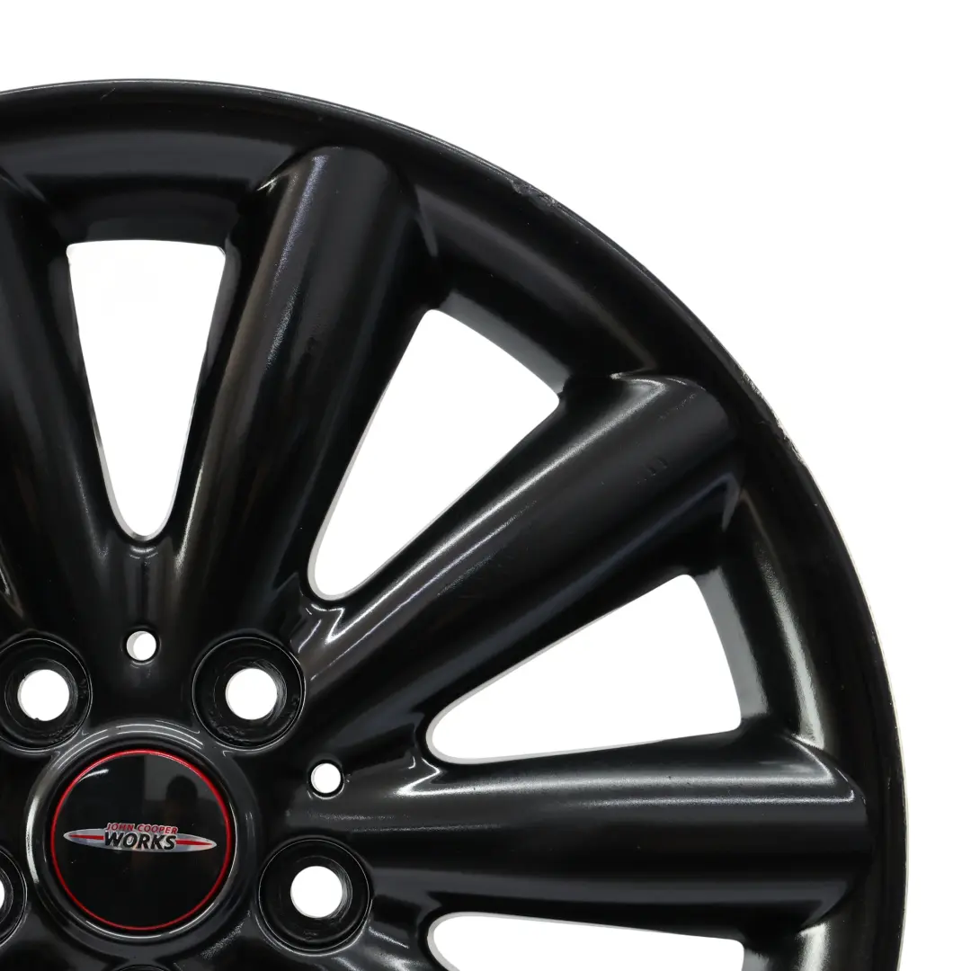 Mini Cooper F55 F56 Black Wheel Alloy Rim 17" ET:54 7J Cosmos Spoke 499 6855109