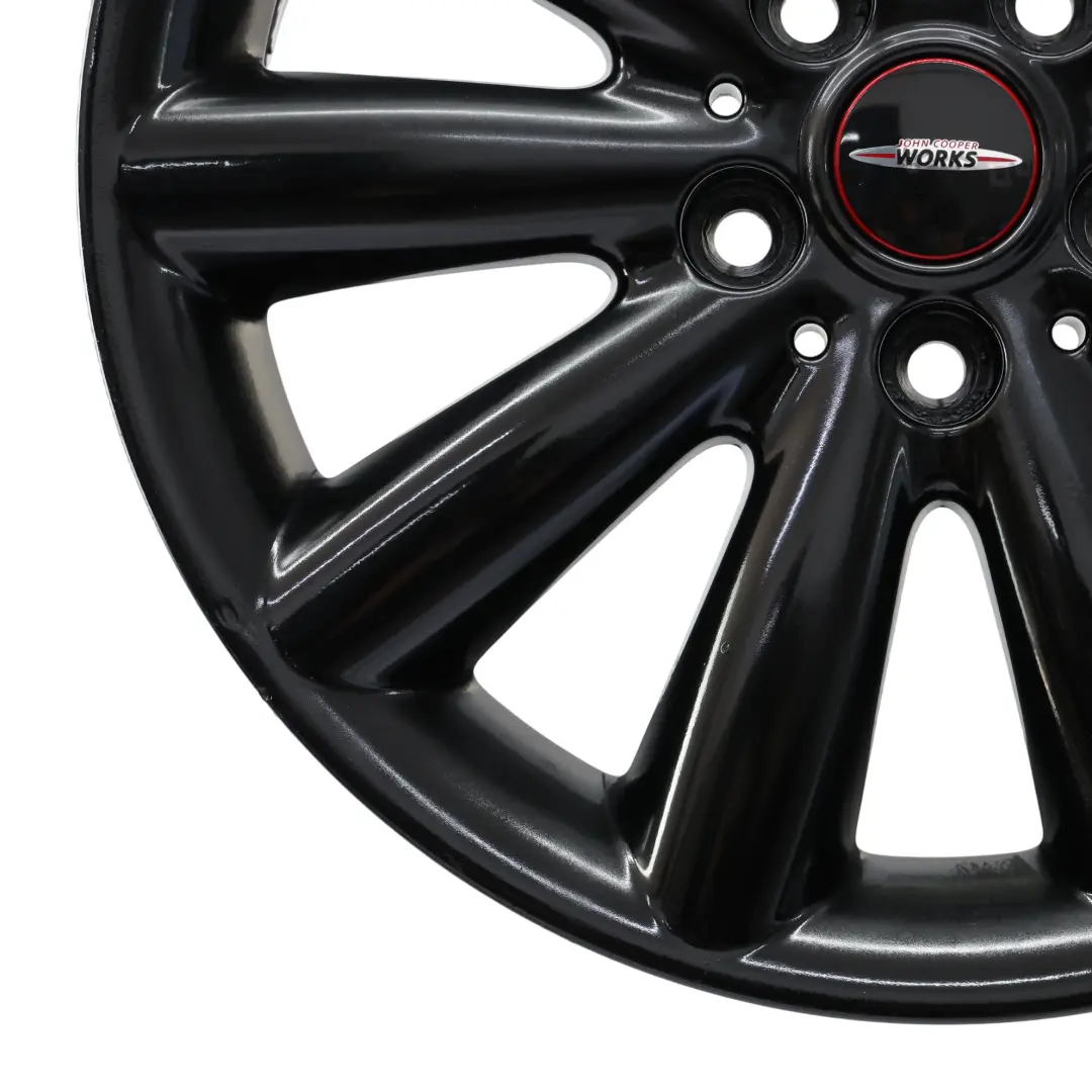 Mini Cooper F55 F56 Black Wheel Alloy Rim 17" ET:54 7J Cosmos Spoke 499 6855109