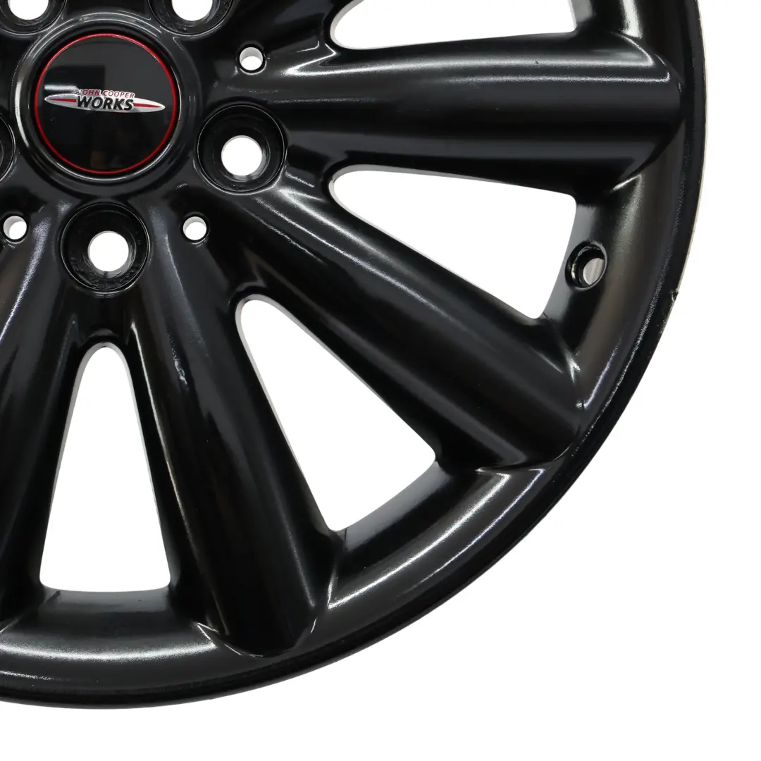 Mini Cooper F55 F56 Black Wheel Alloy Rim 17" ET:54 7J Cosmos Spoke 499 6855109
