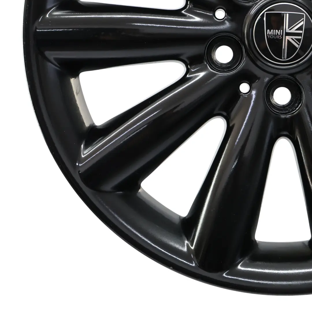 Mini Cooper F55 F56 Black Wheel Alloy Rim 17" ET:54 7J Cosmos Spoke 499 6855109