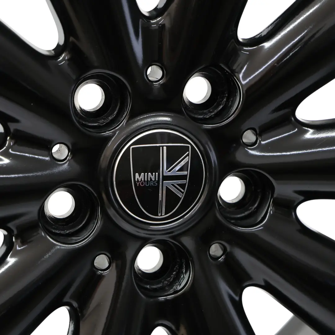 Mini Cooper F55 F56 Black Wheel Alloy Rim 17" ET:54 7J Cosmos Spoke 499 6855109