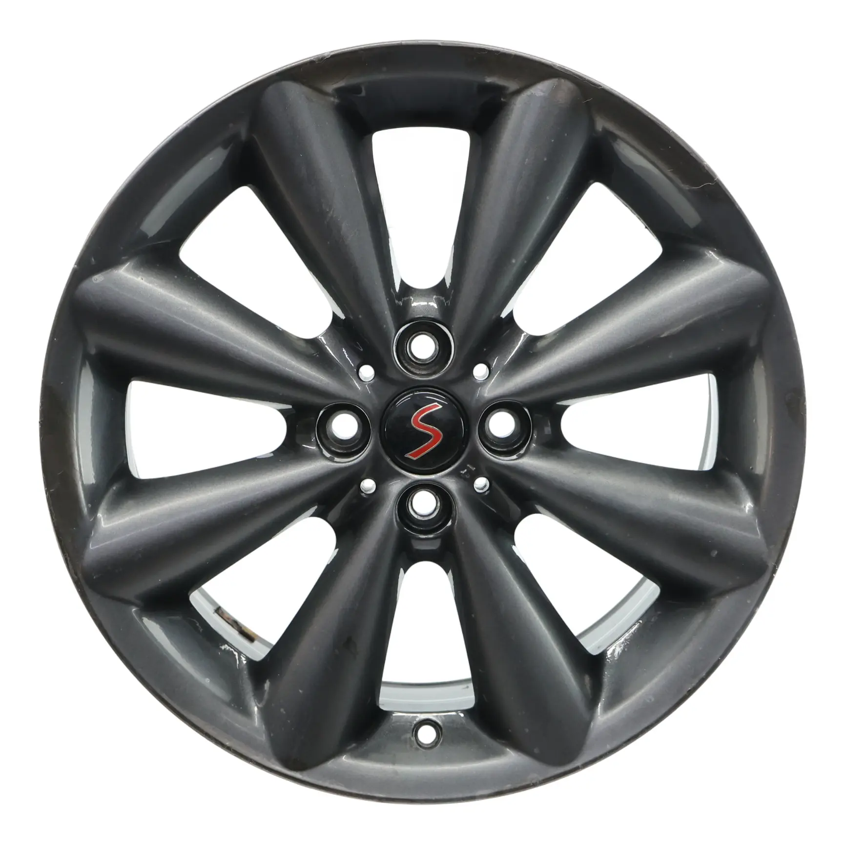 Mini R55 R56 R57 Grey Wheel Alloy Rim 17" 7J ET:48 Conical Spoke 121 6857070