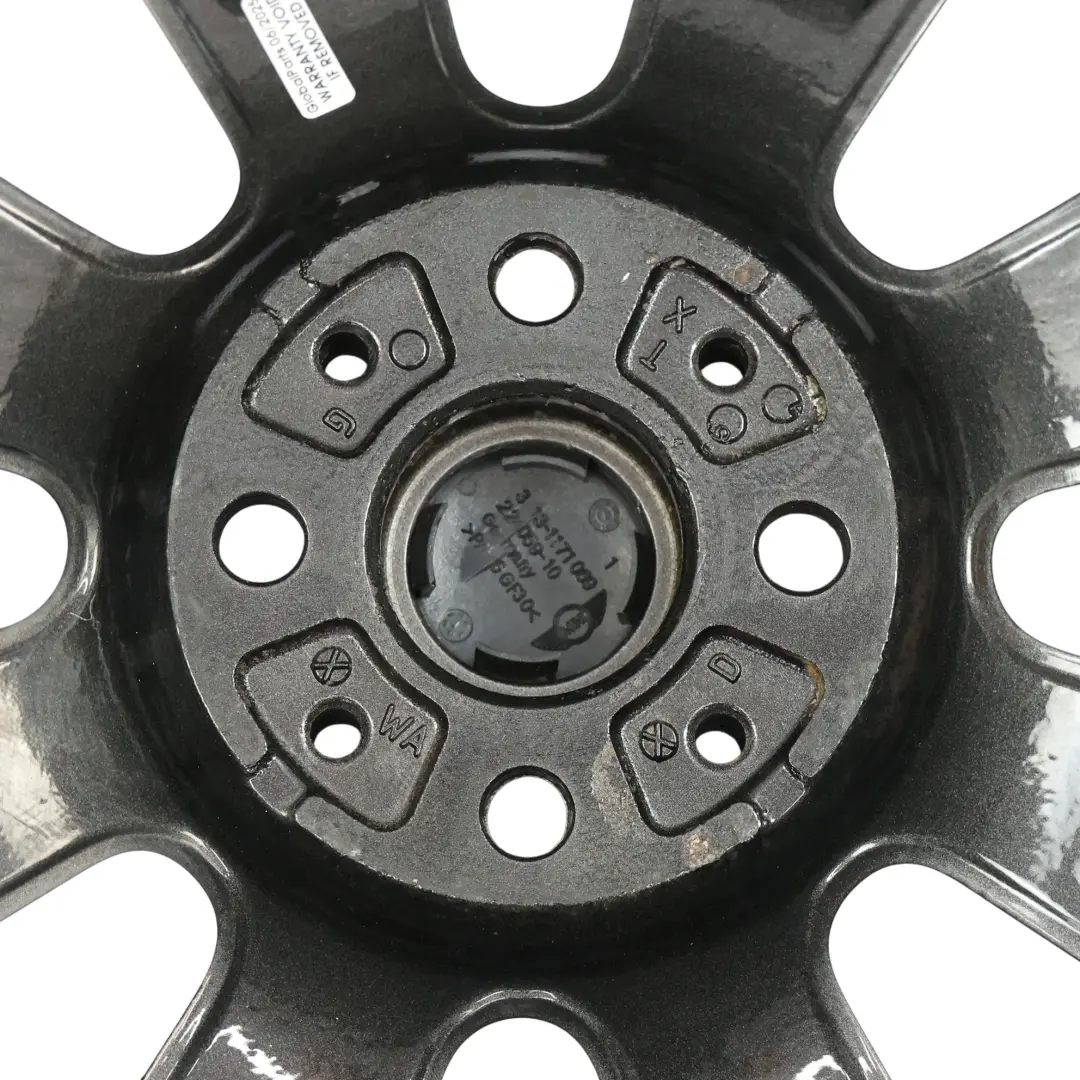 Grau Alufelge Alu Felge 17" 7J ET:48 Conical Spoke 121 Mini Cooper R55 R56 - SKU 6857070-1 - Teilenummer 6857070
