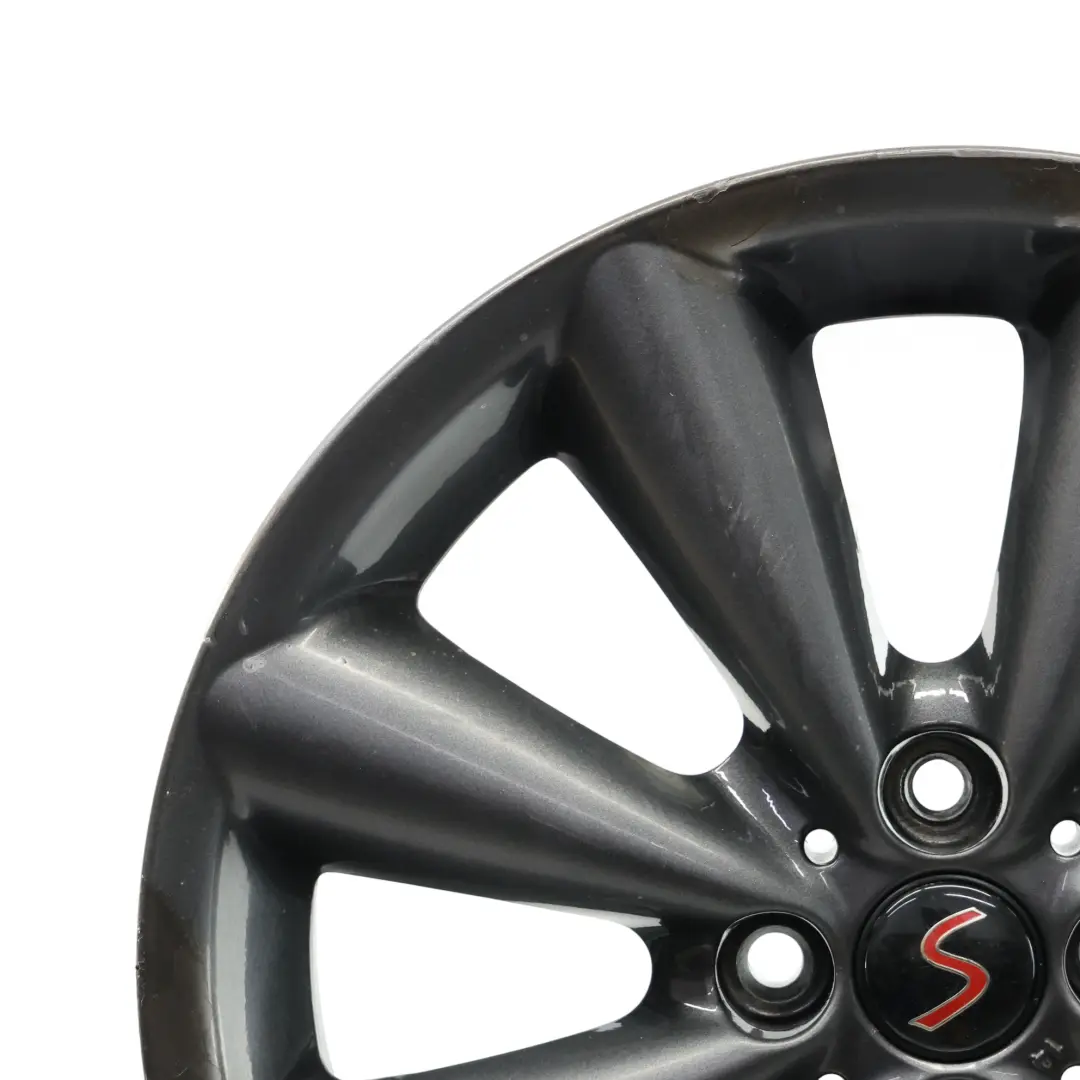 Grau Alufelge Alu Felge 17" 7J ET:48 Conical Spoke 121 Mini Cooper R55 R56 - SKU 6857070-1 - Teilenummer 6857070