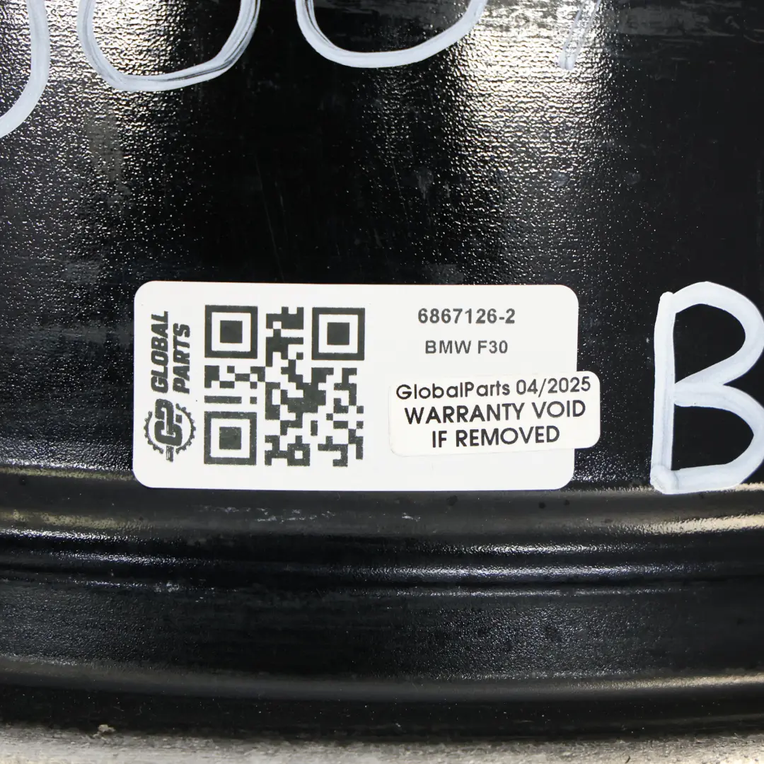 BMW F30 F31 F32 Llanta De Aleación Negra 17" Styling 413 7,5J ET:37 6867126