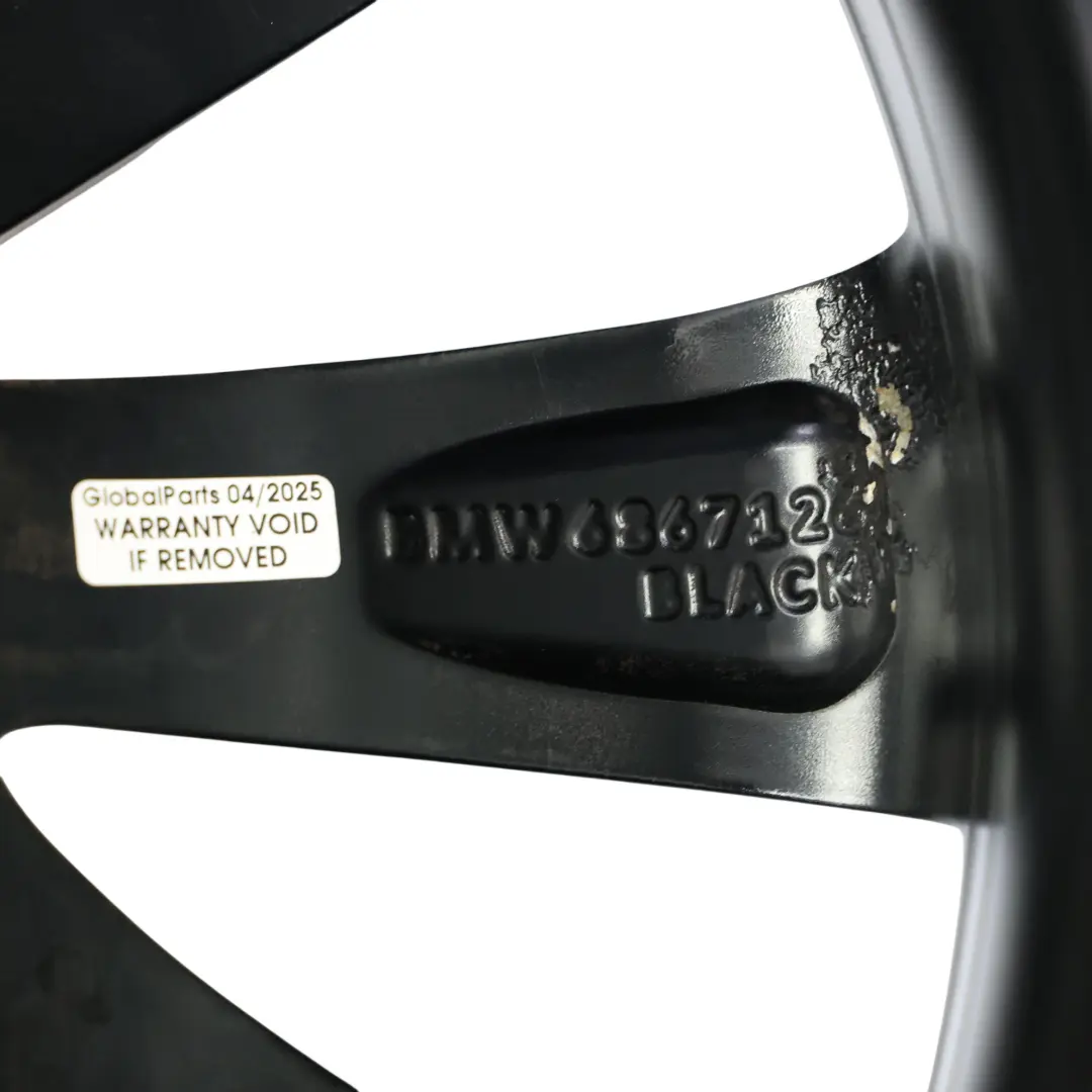 BMW F30 F31 F32 Llanta De Aleación Negra 17" Styling 413 7,5J ET:37 6867126