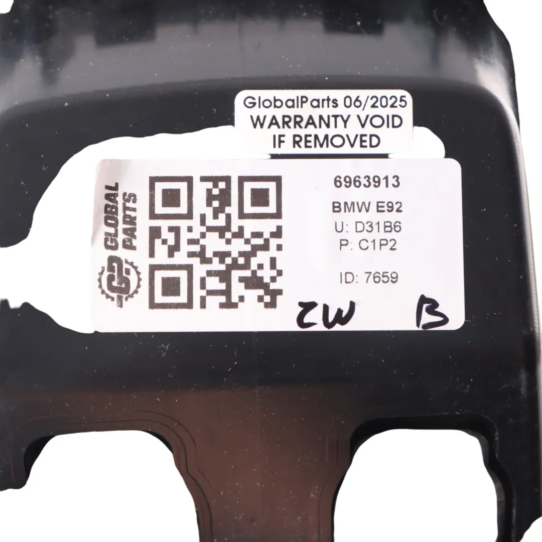 BMW E92 E93 Rear Seat Storage Compartment Tray Cover Black 696094